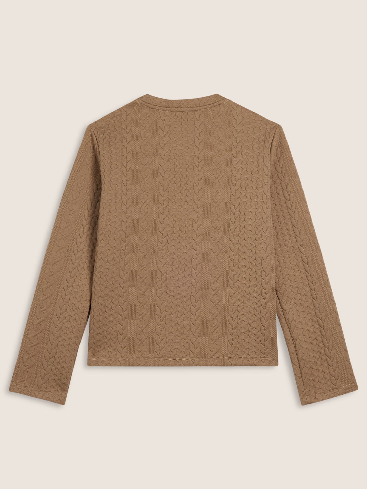 FELPA TRECCE FREDDY DONNA BEIGE