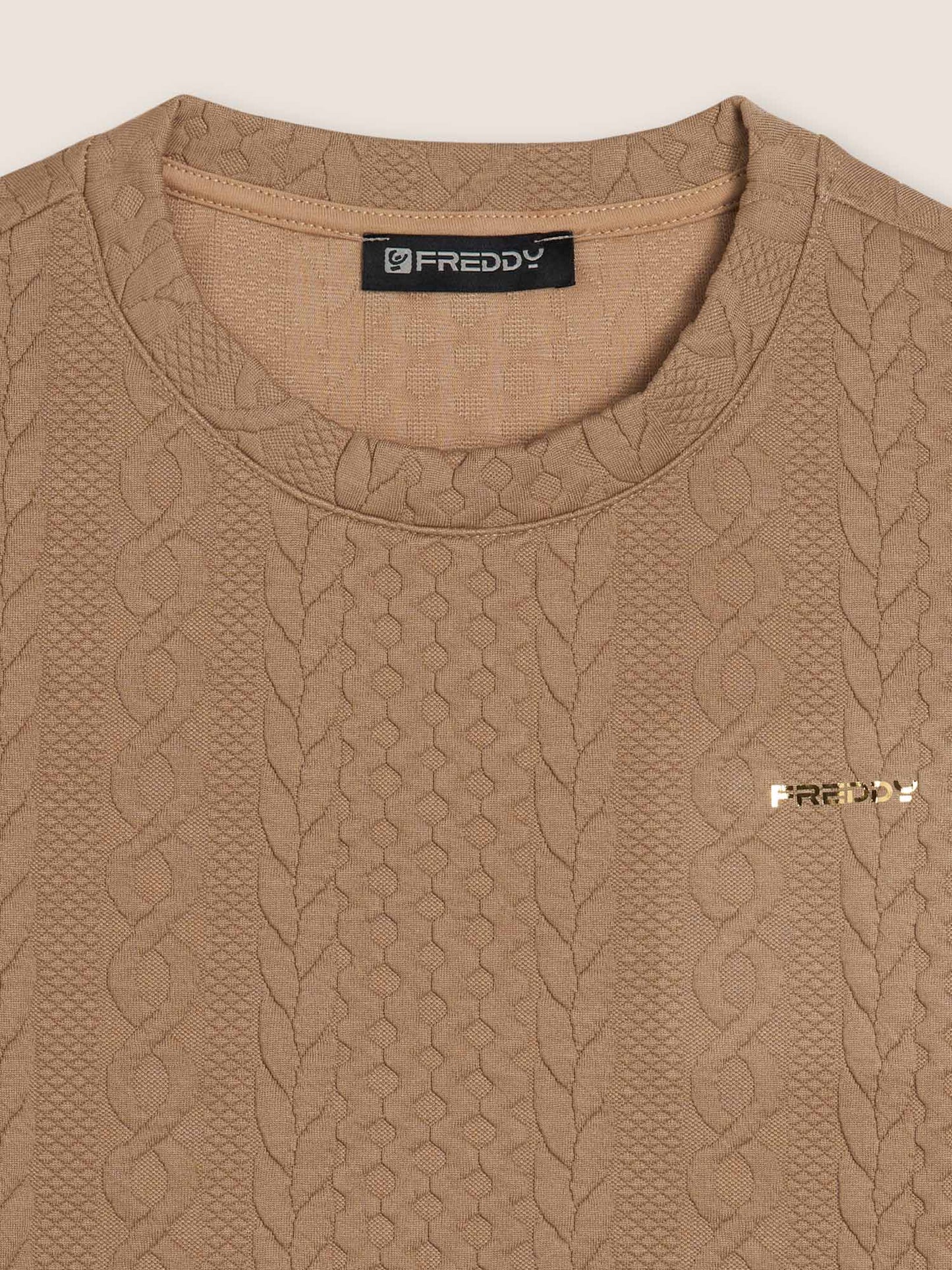FELPA TRECCE FREDDY DONNA BEIGE