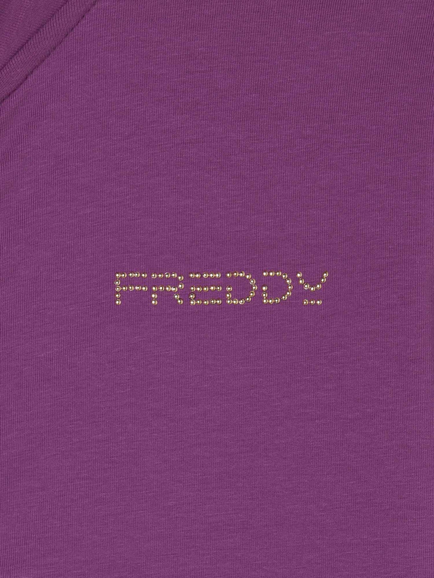 FELPA CON ZIP CORE FREDDY DONNA FUXIA