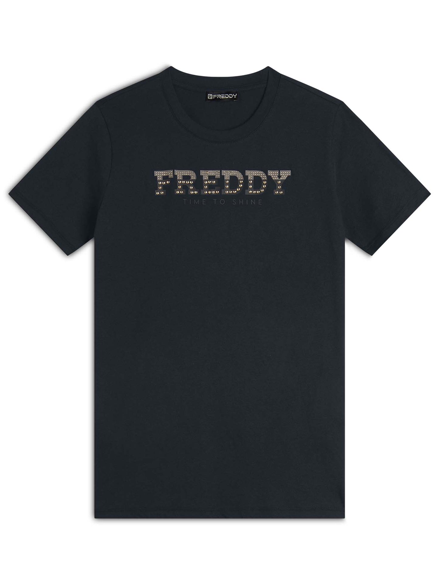 T-SHIRT GIROCOLLO FREDDY DA DONNA BLU