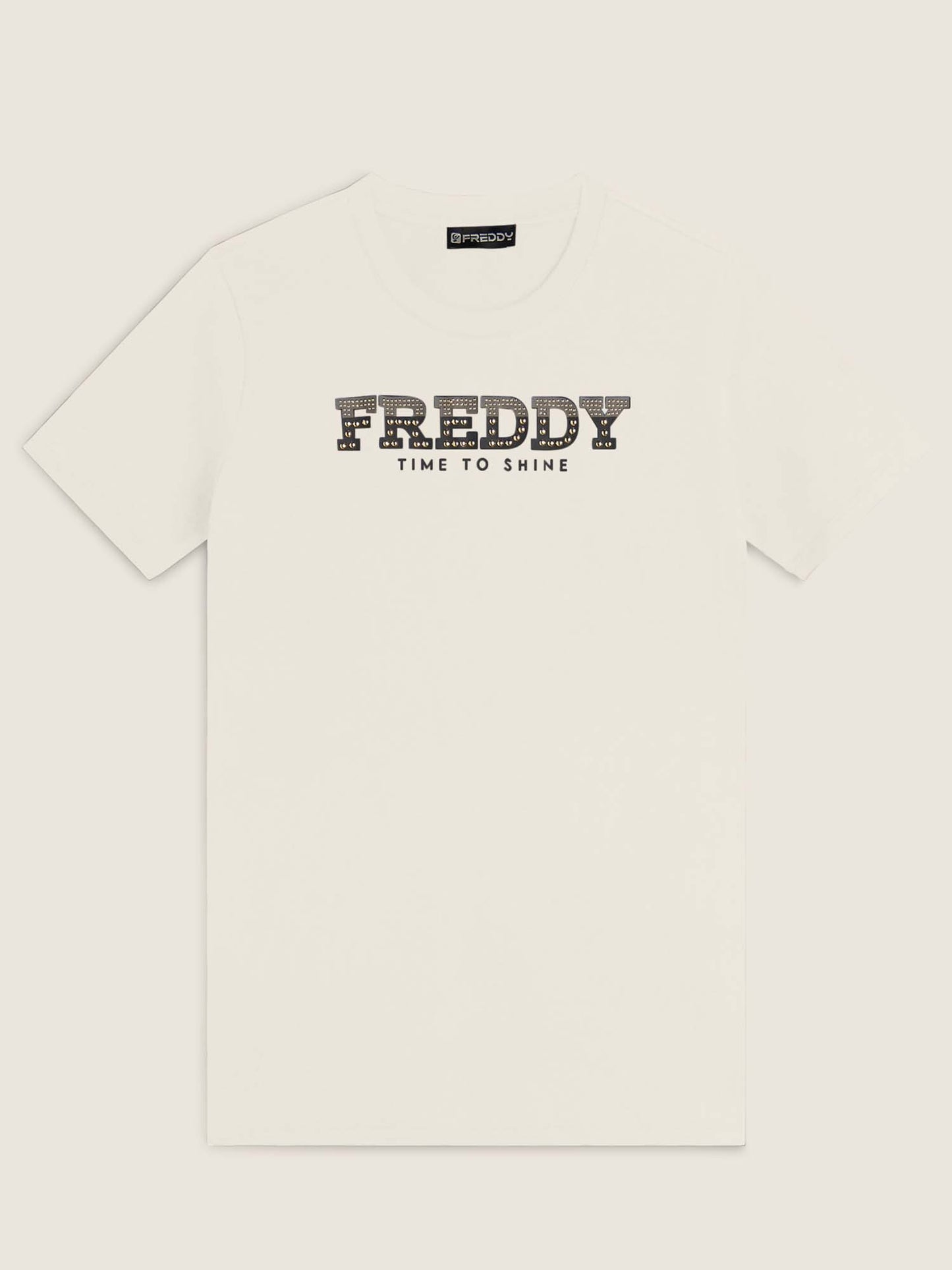 T-SHIRT GIROCOLLO FREDDY DA DONNA BIANCO