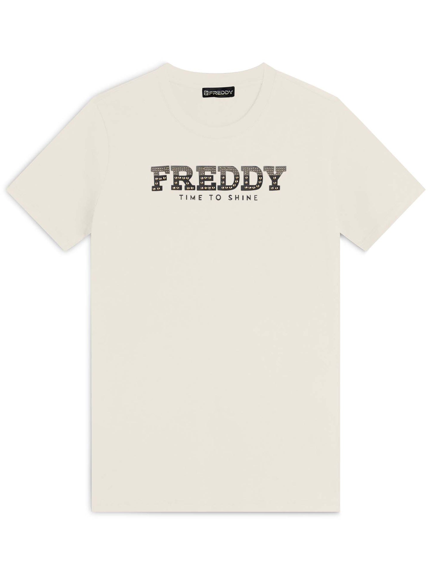 T-SHIRT GIROCOLLO FREDDY DA DONNA BIANCO