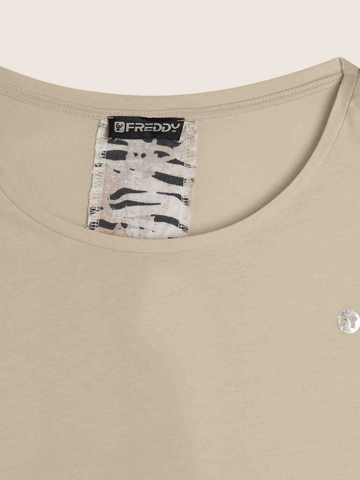 T-SHIRT MANICHE A KIMONO FREDDY DA DONNA BEIGE
