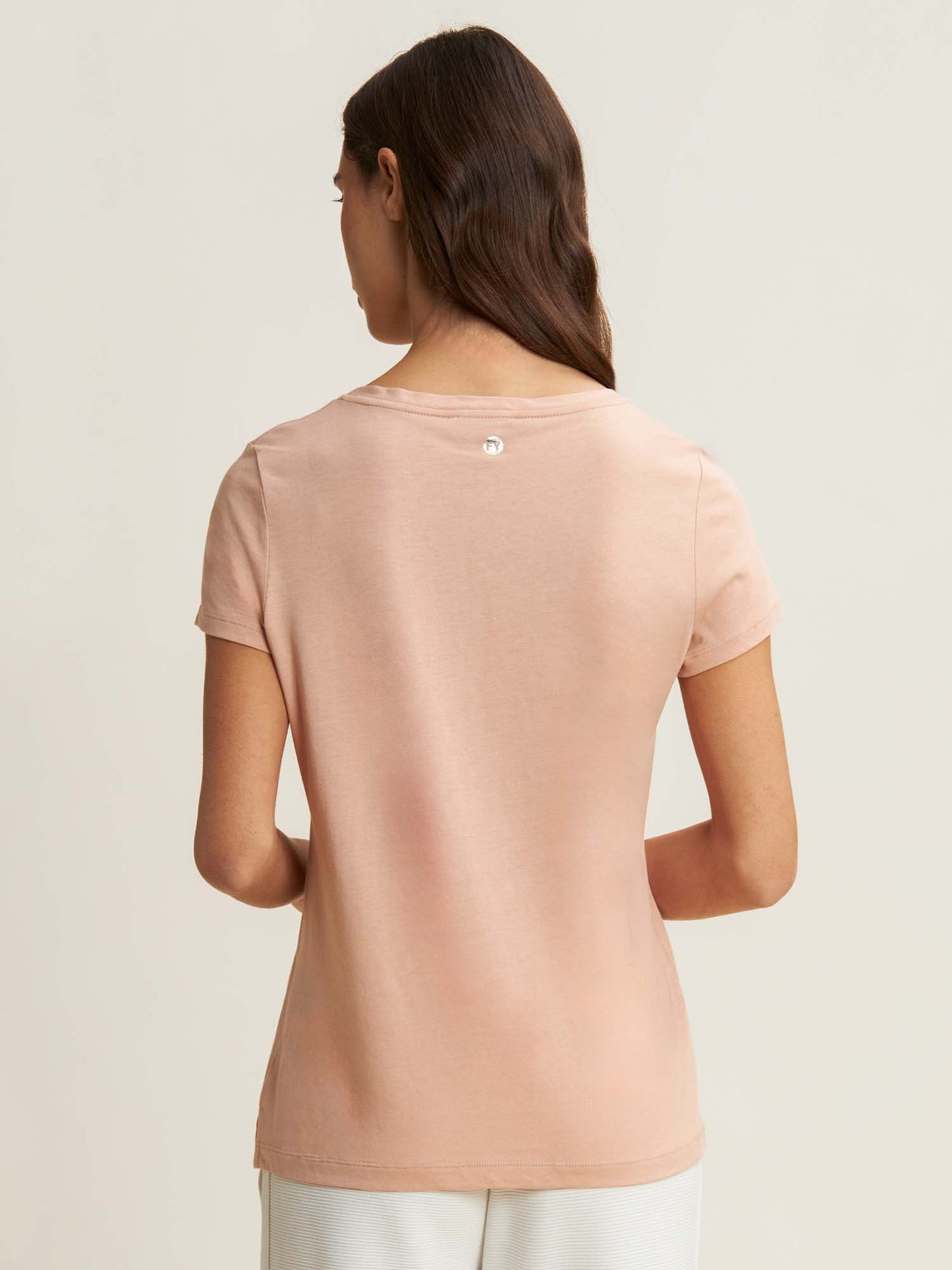 T-SHIRT CON STAMPA E STRASS FREDDY DONNA ROSA