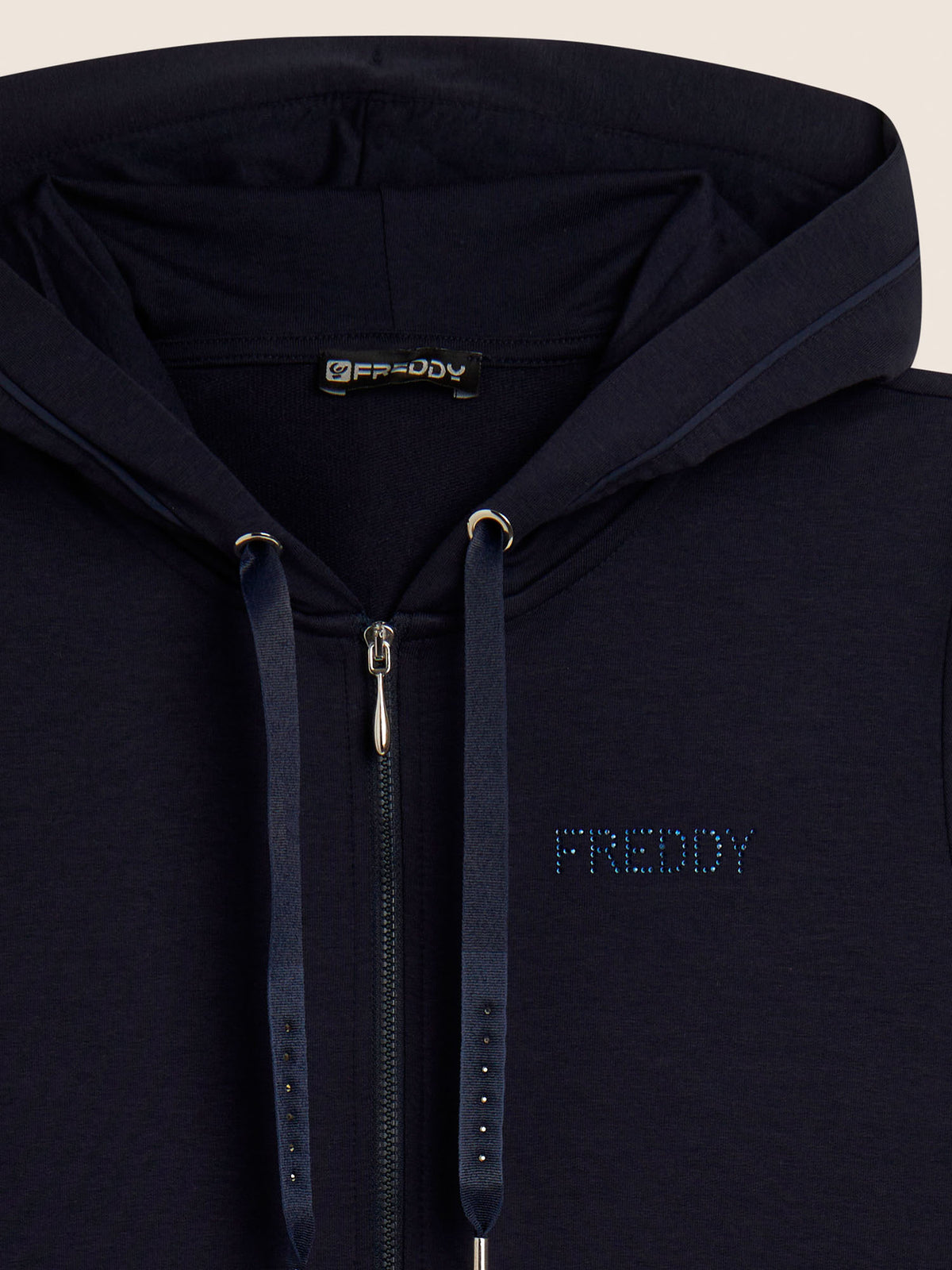 Freddy college luxe felpa da donna blu