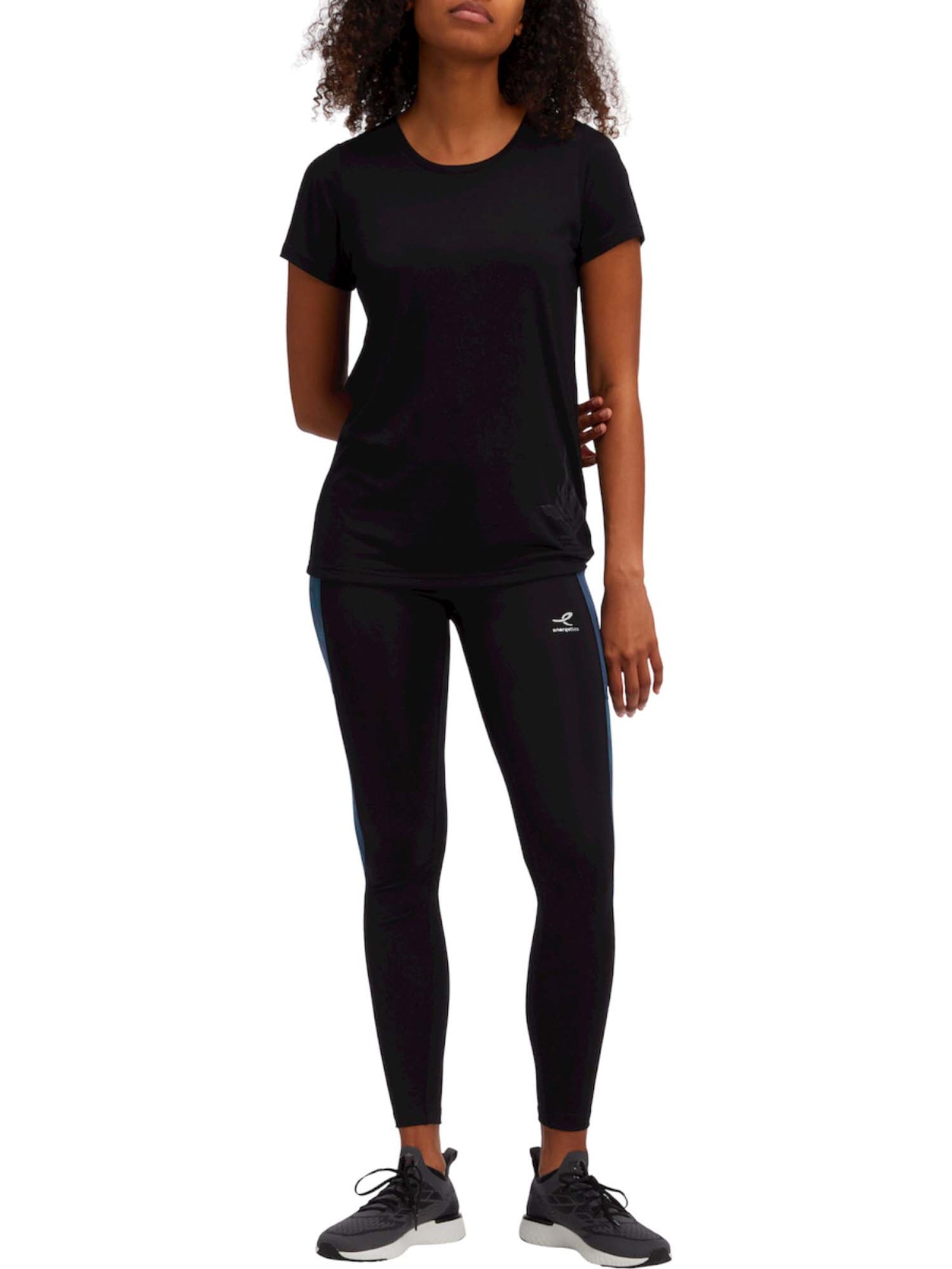T-SHIRT OGERDINA ENERGETICS DA DONNA NERO