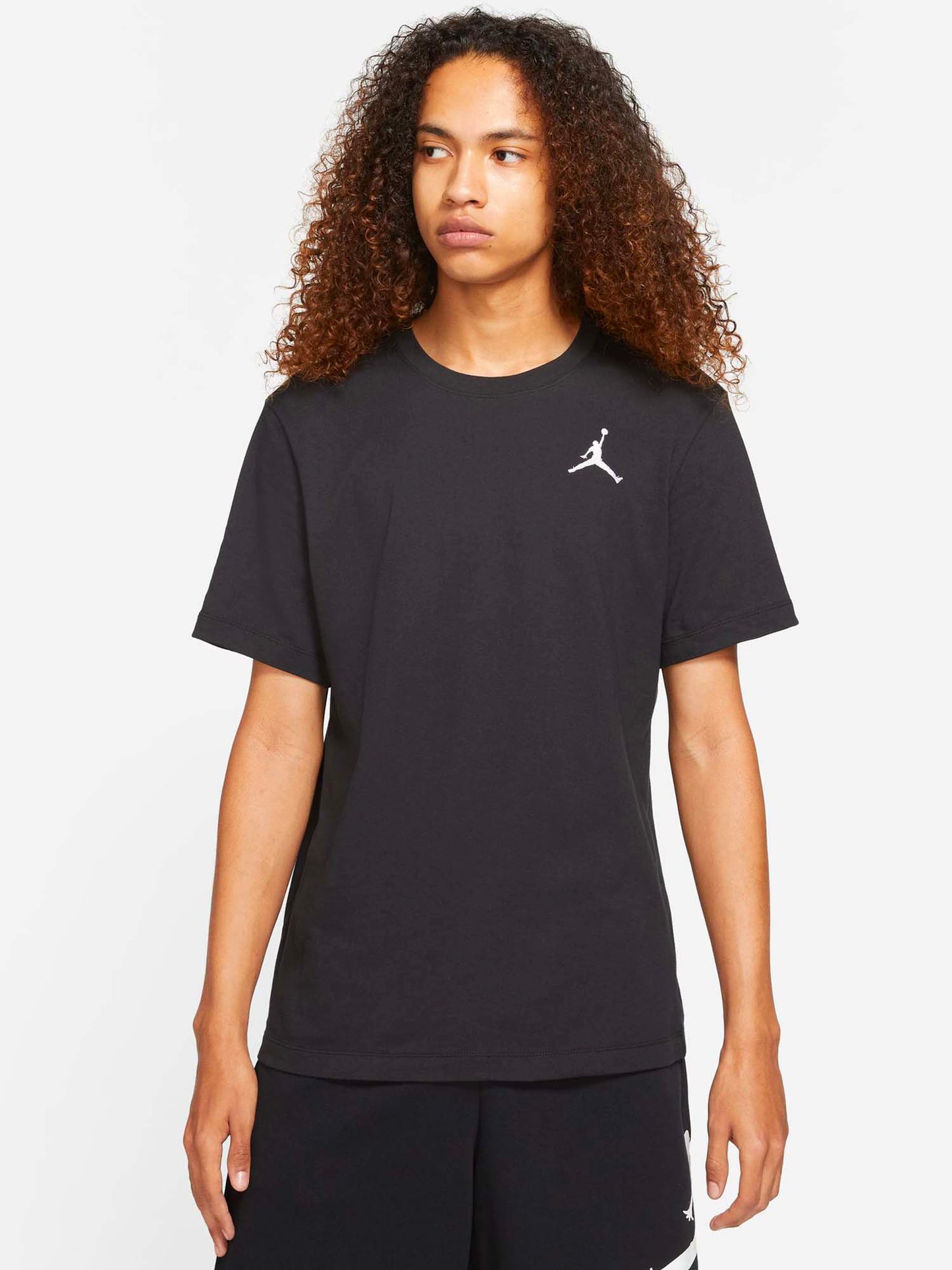 T-SHIRT BASKET JORDAN DA RAGAZZO NERO