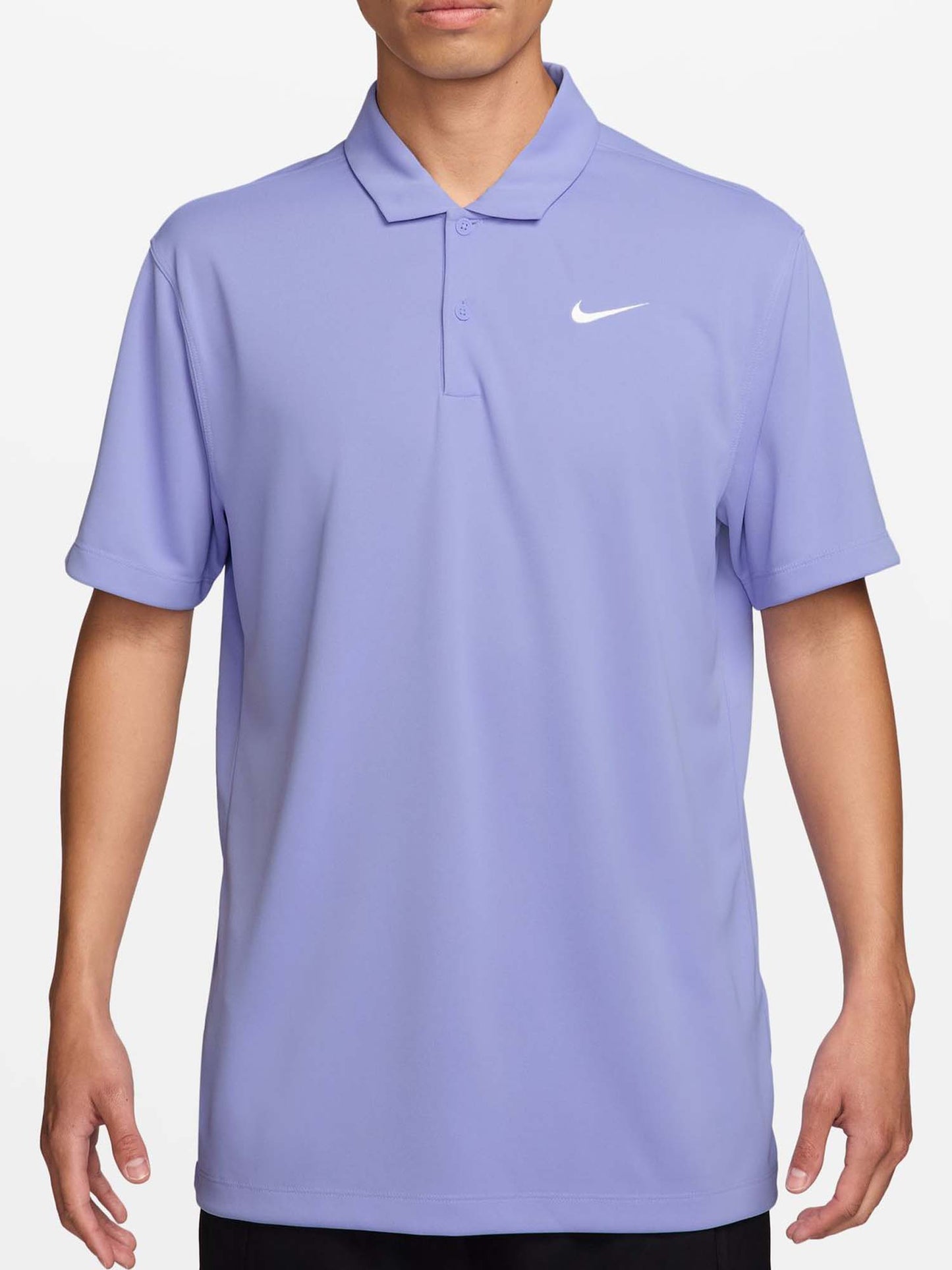 Polo NikeCourt Dri-FIT da uomo lilla, fresca e performante