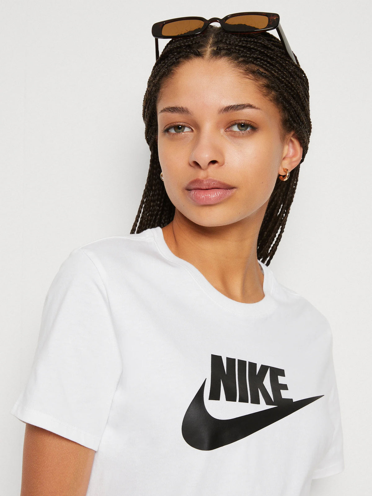 Nike aa t-shirt mm da donna bianco