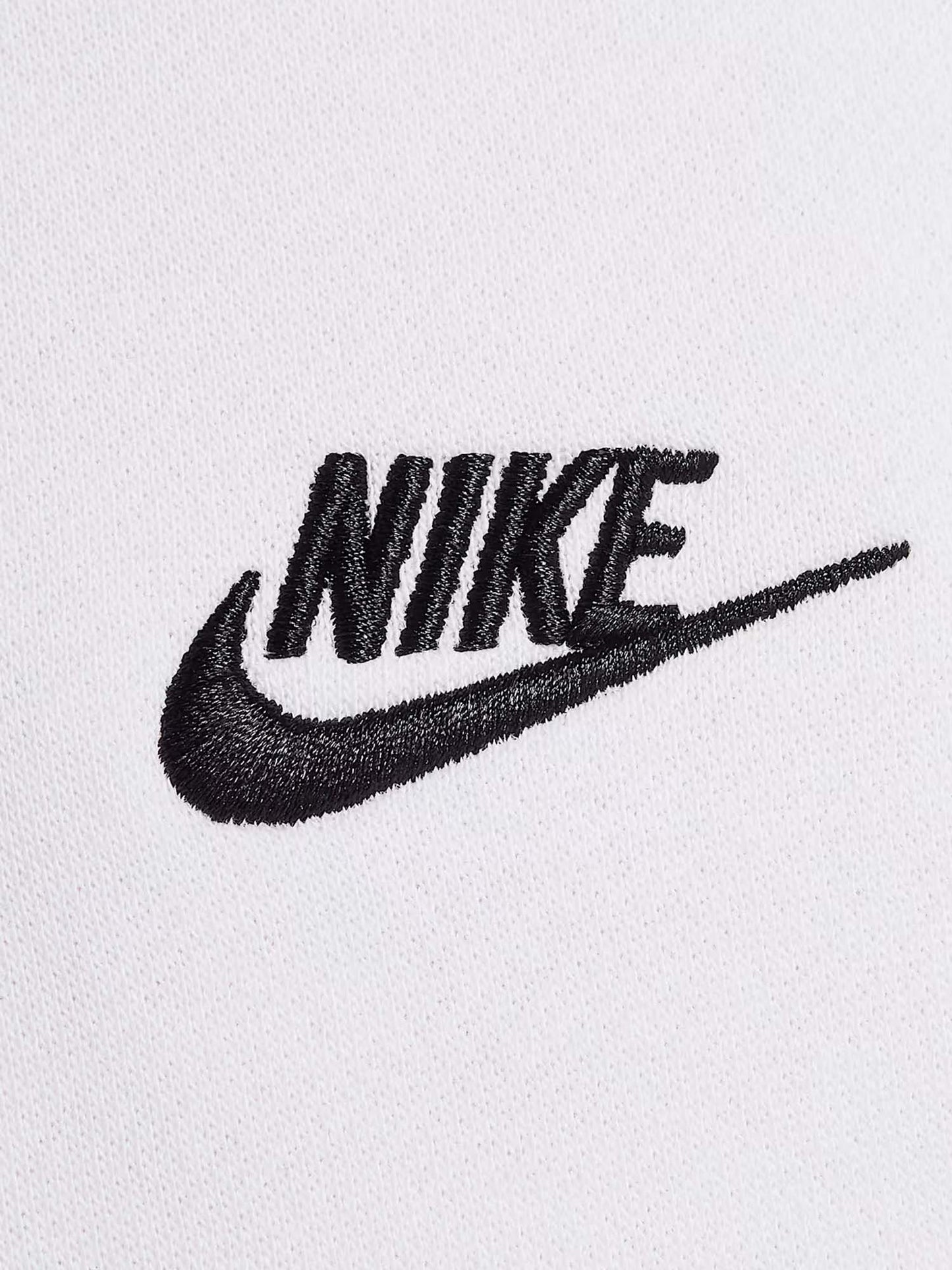 FELPA CLUB CON CAPPUCCIO NIKE DA UOMO BIANCO