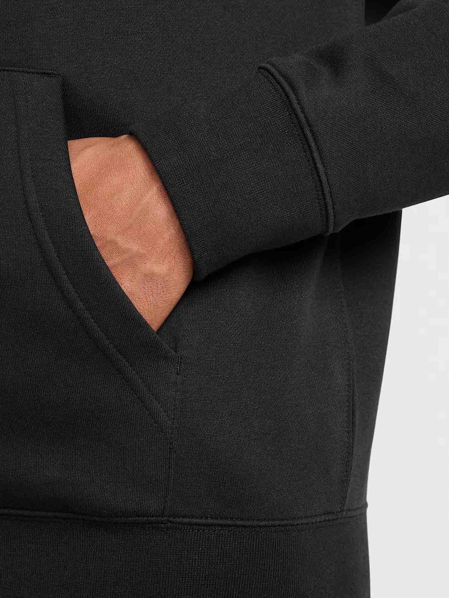 FELPA FULL ZIP CON CAPPUCCIO NIKE DA UOMO NERO