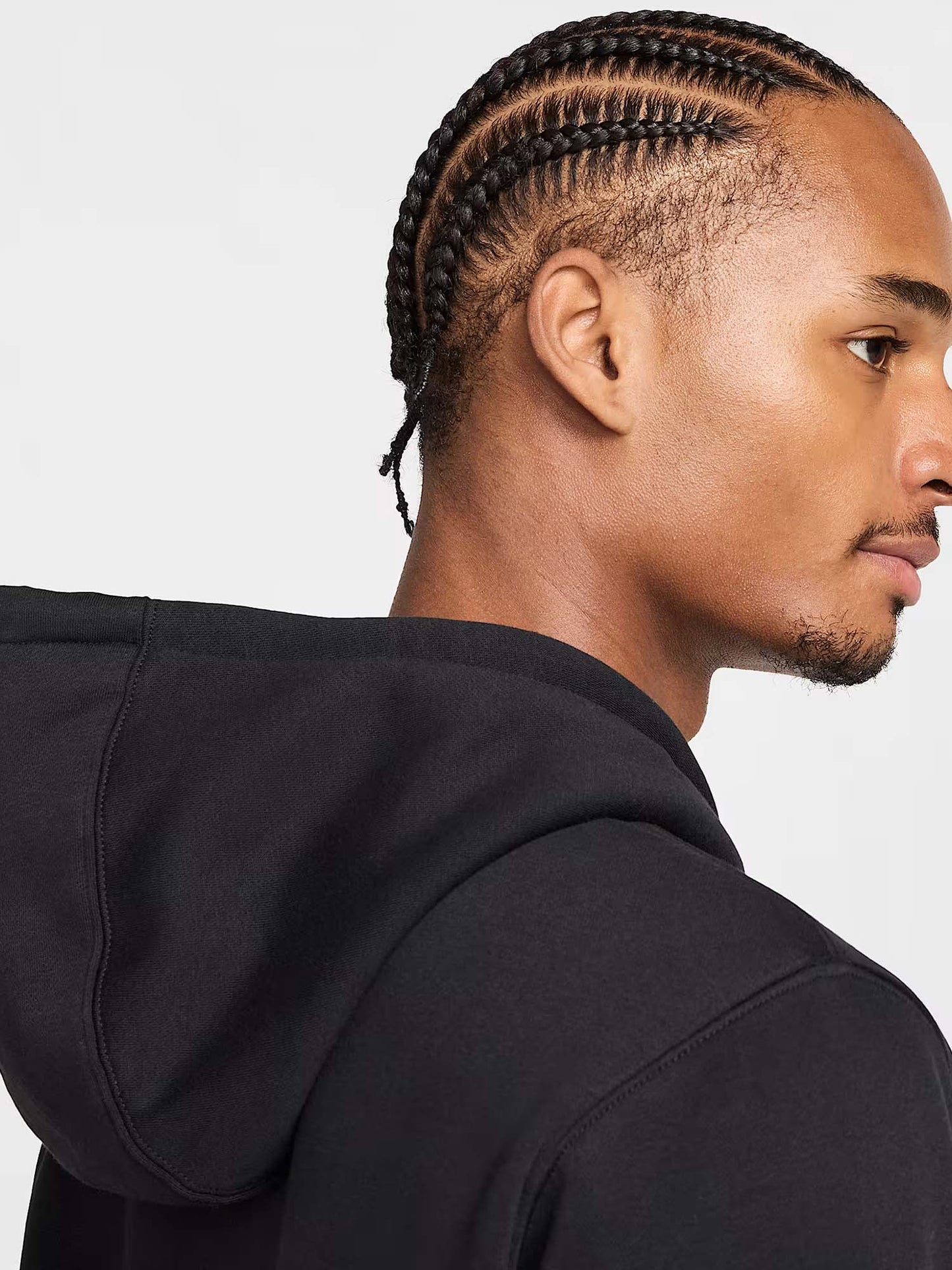 FELPA FULL ZIP CON CAPPUCCIO NIKE DA UOMO NERO