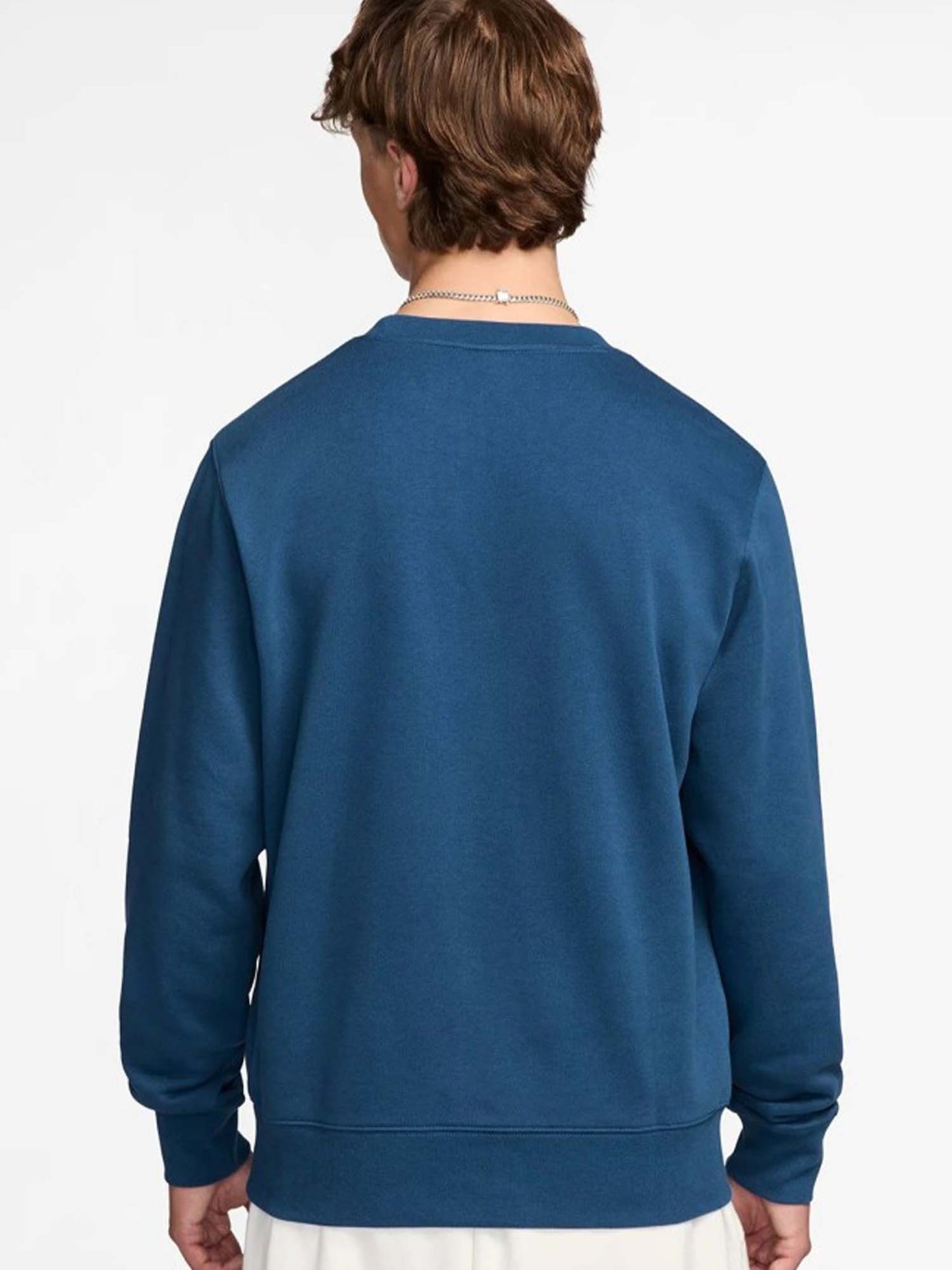 Nike Sportswear Club, felpa girocollo sportiva da uomo blu