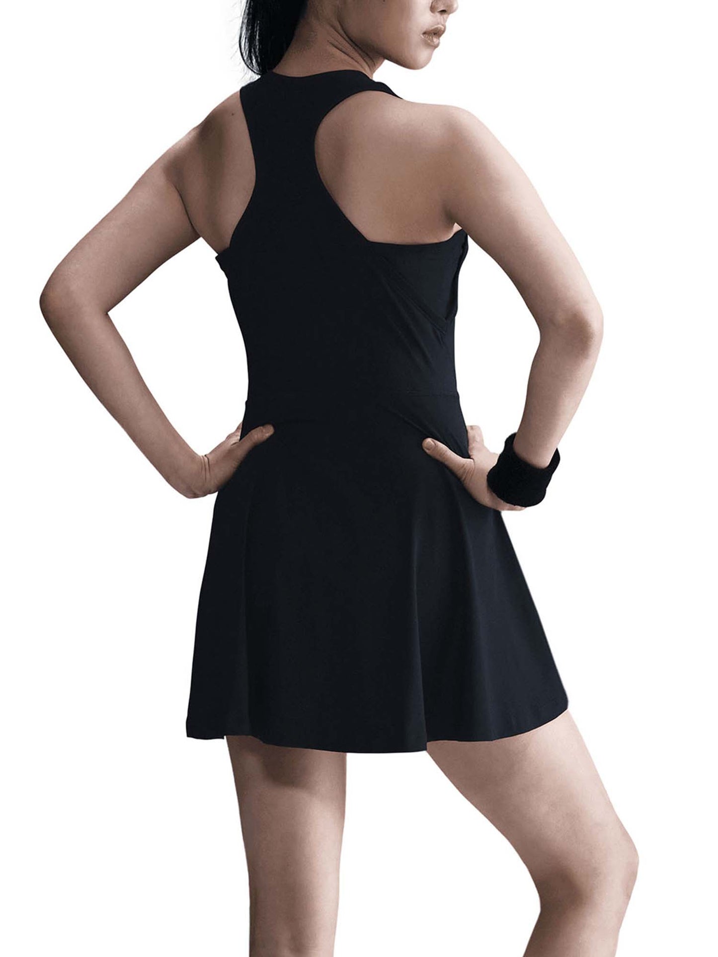 Nike Victory, vestito sportivo da donna nero per la primavera estate