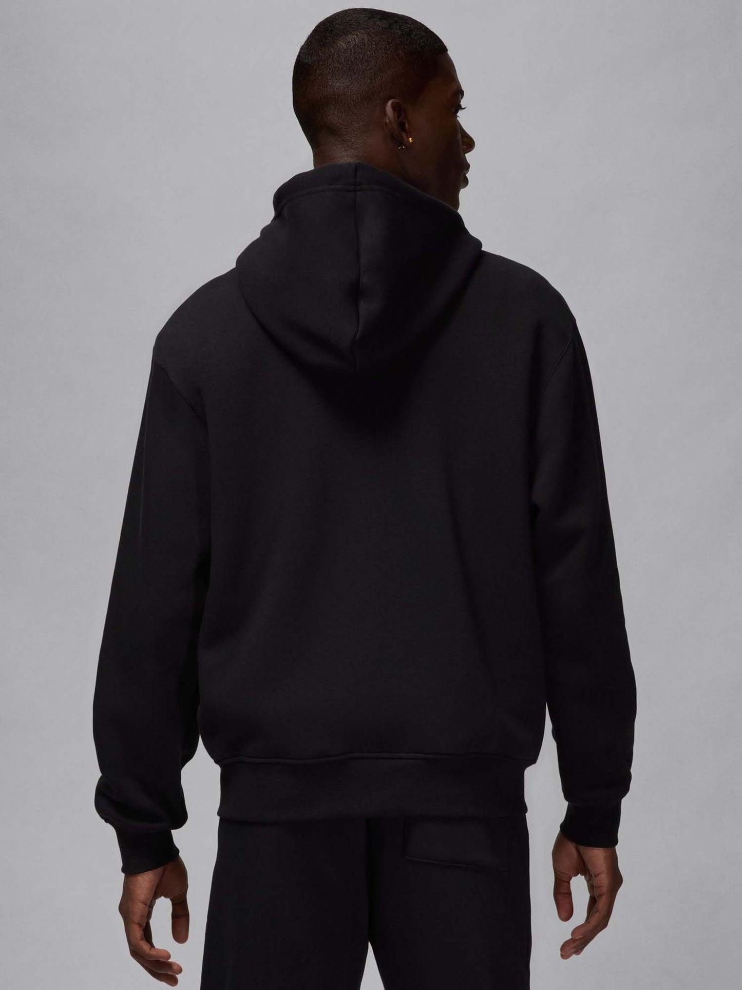 FELPA FULL ZIP BROOKLYN JORDAN DA UOMO NERO