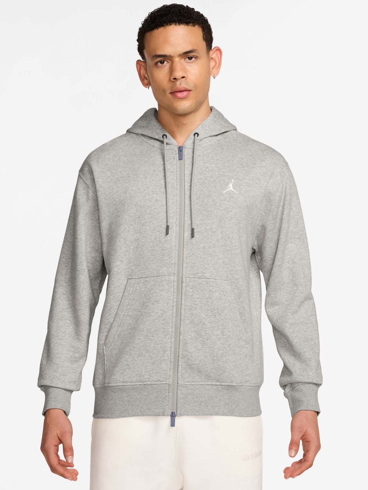 FELPA FULL ZIP BROOKLYN JORDAN DA UOMO GRIGIO