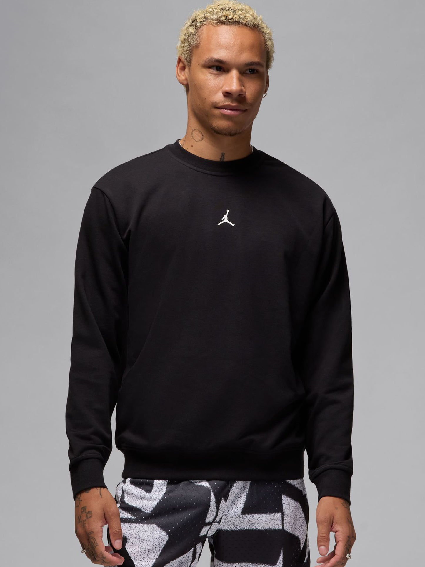 Felpa Jordan Sport Crossover con Dri-FIT da uomo nera