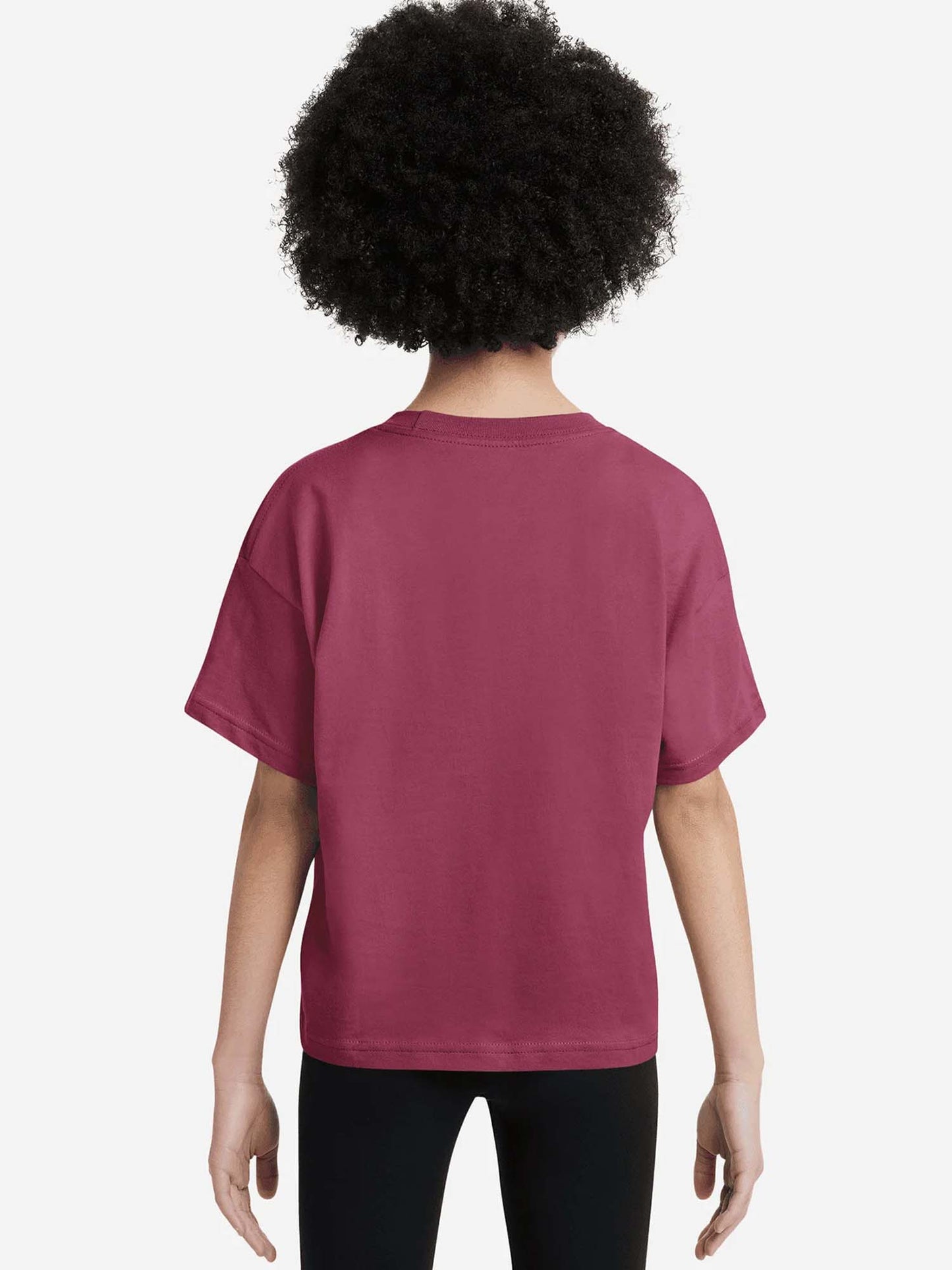 T-SHIRT ESSENTIAL NIKE DA RAGAZZA PRUGNA