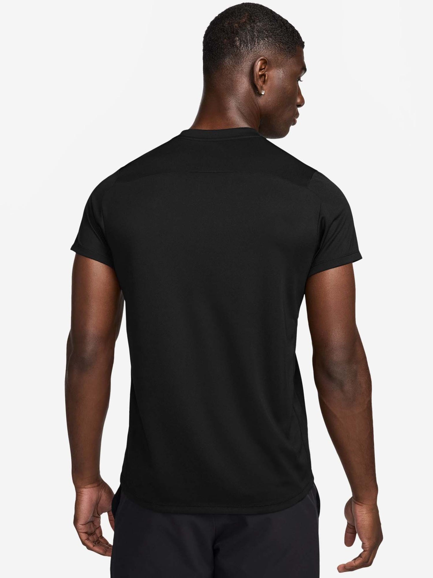 T-SHIRT DA TENNIS DRI-FIT NIKE DA UOMO NERO