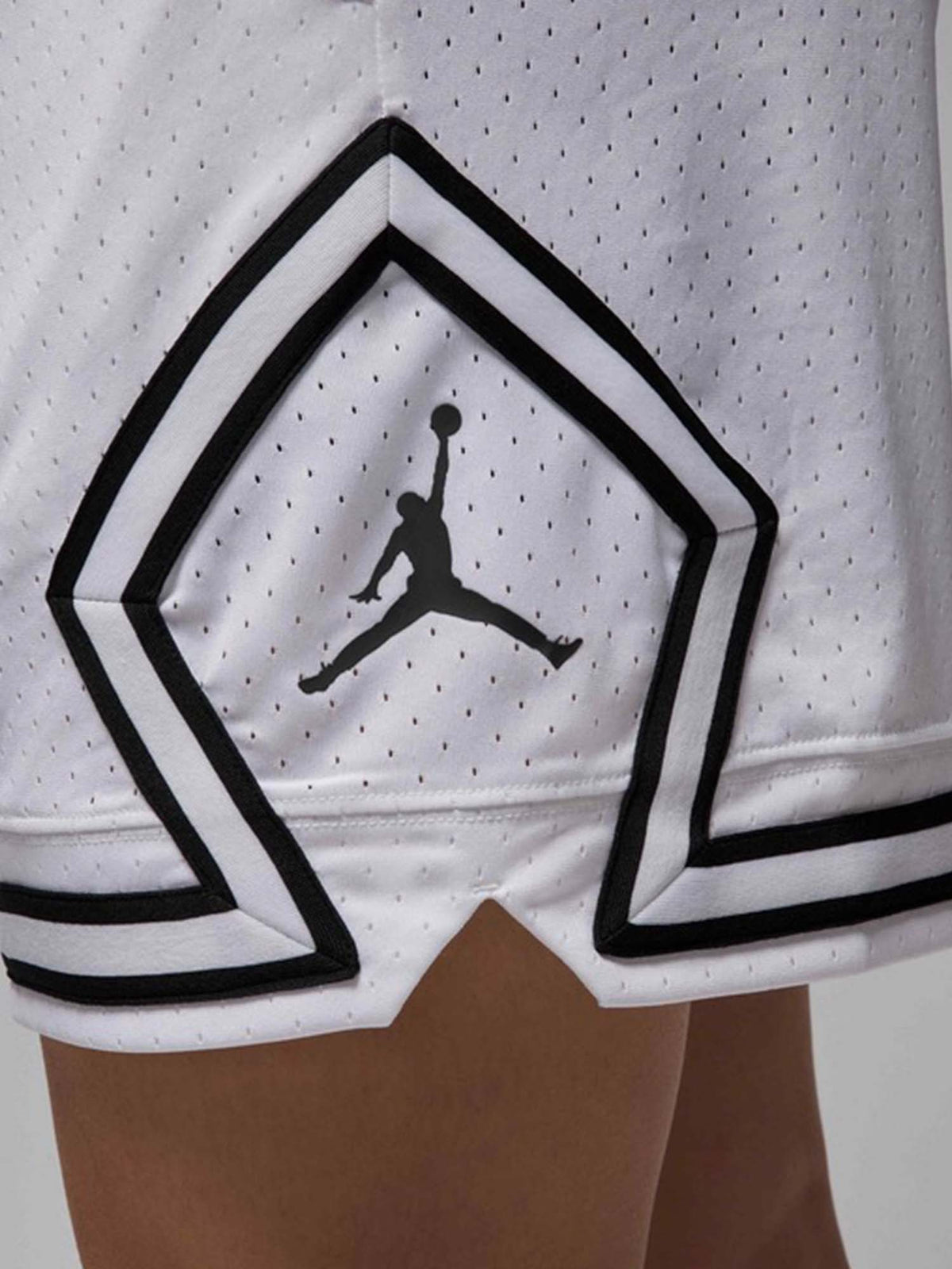 Jordan short basket da uomo bianco