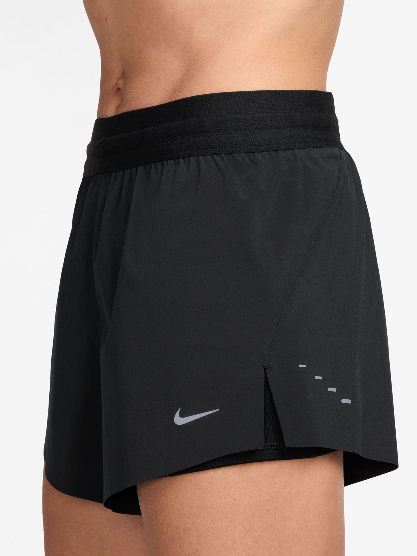 SHORT RUNNING 2 IN 1 NIKE DA DONNA NERO