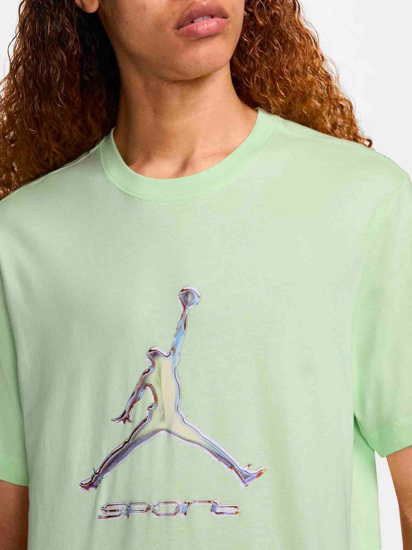 T-SHIRT JORDAN DA UOMO GIALLO FLUORESCENTE