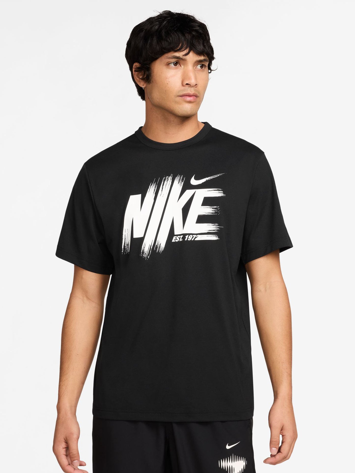 T-SHIRT TRAINING HYVERSE NIKE DA UOMO NERO