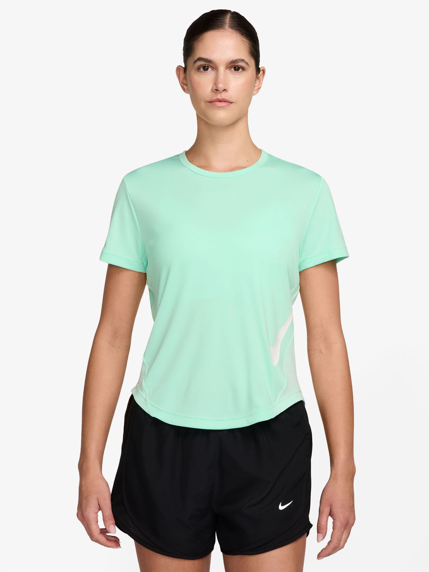 T-SHIRT RUNNING MAXI LOGO NIKE DA DONNA MENTA