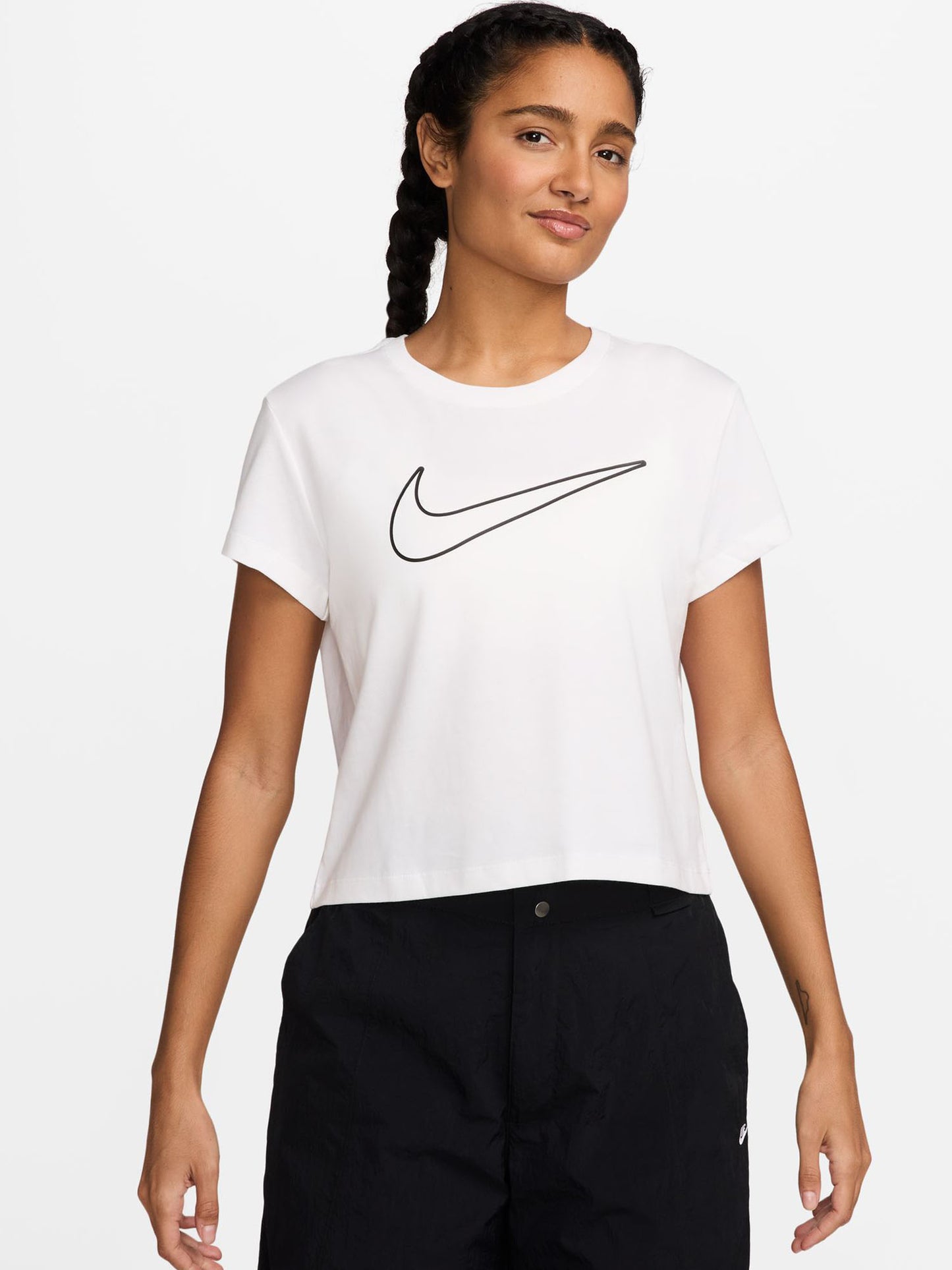 T-SHIRT GRAFICA NIKE DA DONNA BIANCO