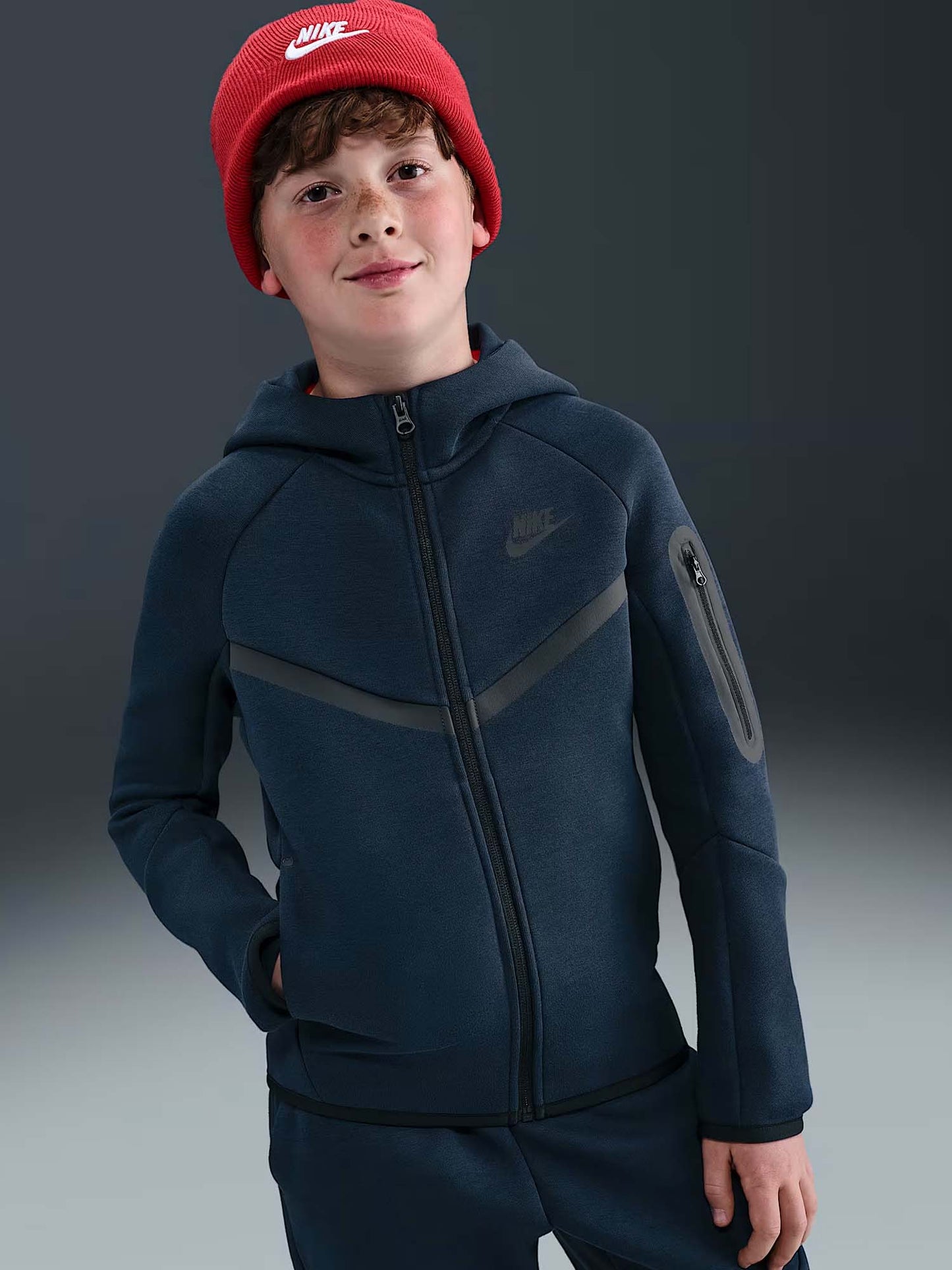 FELPA TECH NIKE JUNIOR DA BAMBINO BLU