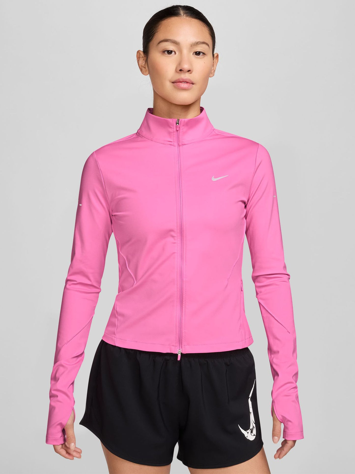 FELPA RUNNING FULL ZIP NIKE DA DONNA ROSA