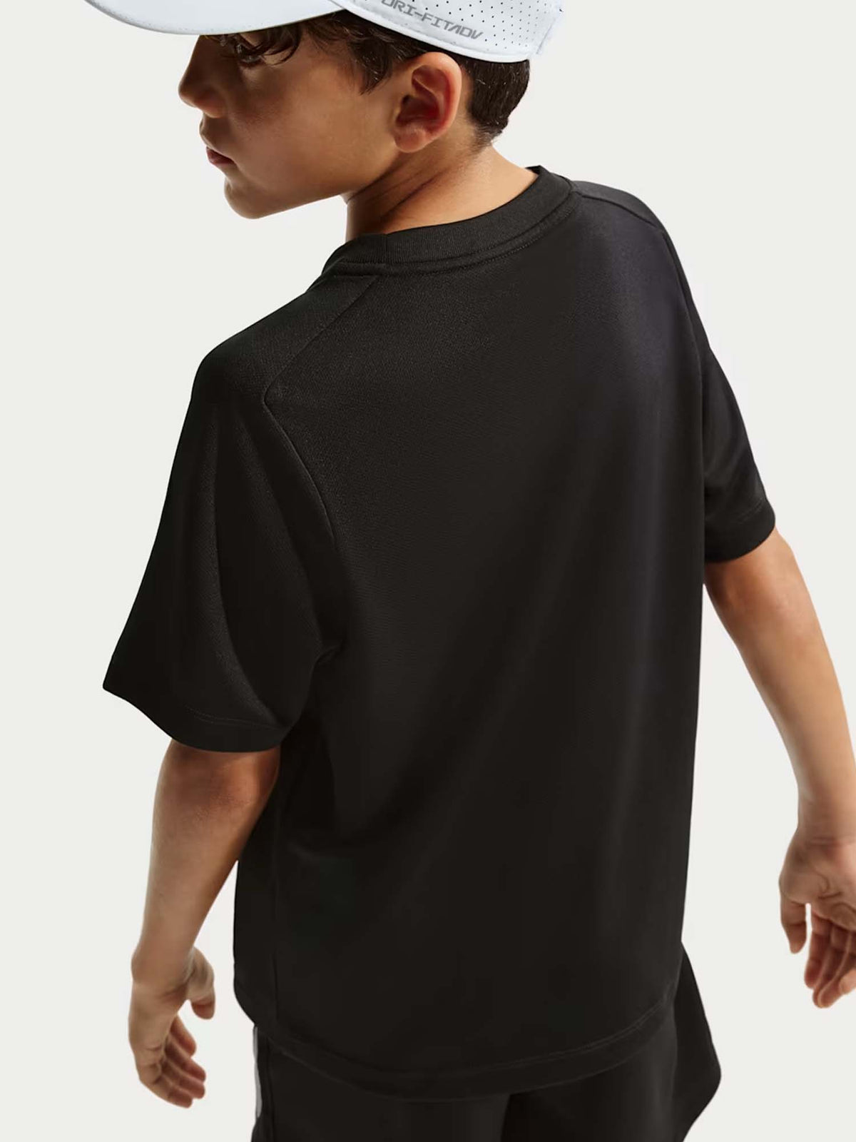 Nike B. T-Shirt DF, t-shirt a maniche lunghe unisex bambino nera