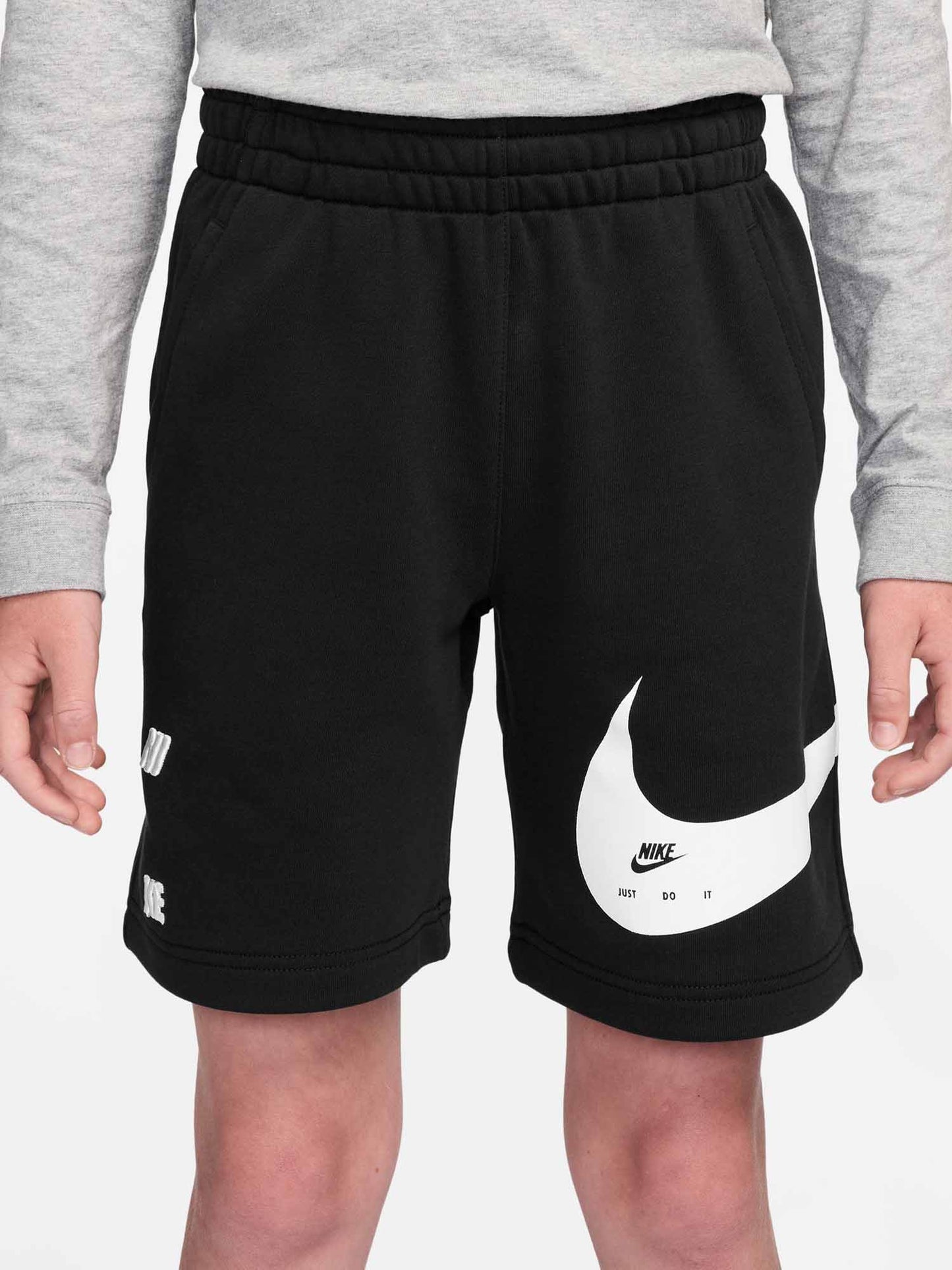 Shorts Nike Sportswear Club unisex bambino nero per la primavera estate
