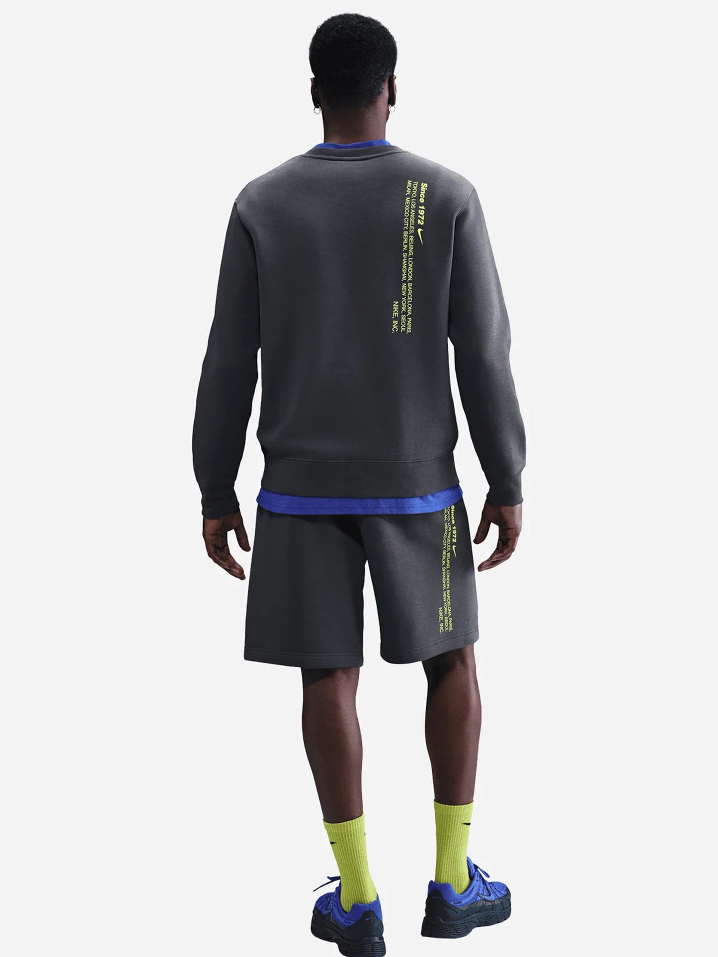 FELPA CLUB SWOOSH NIKE DA UOMO GRIGIO