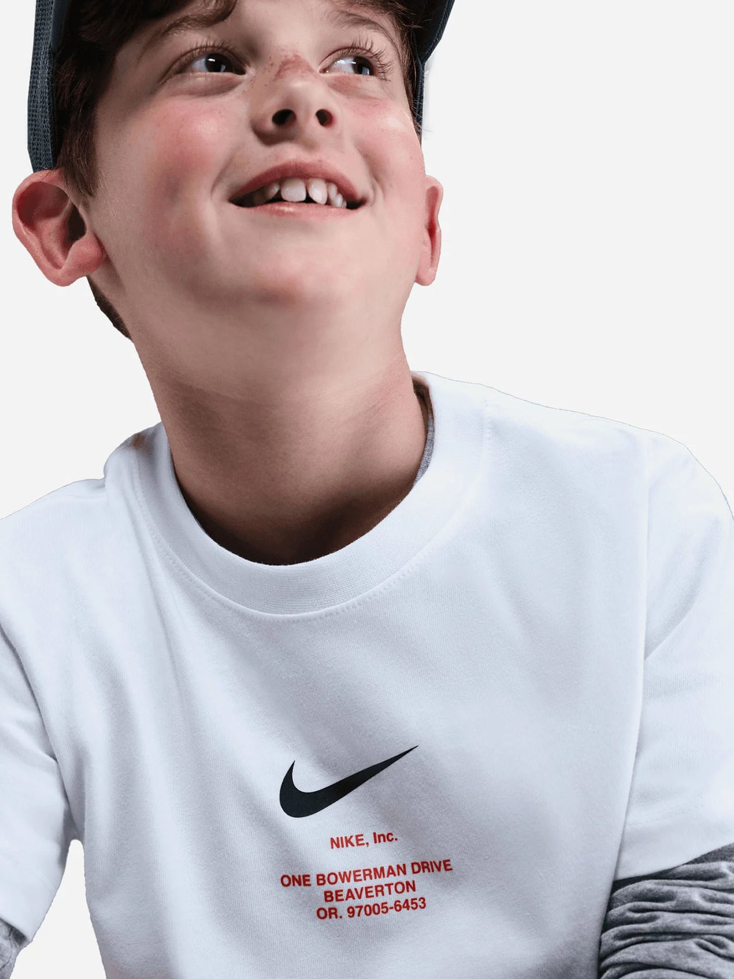 T-SHIRT NIKE DA RAGAZZO BIANCO