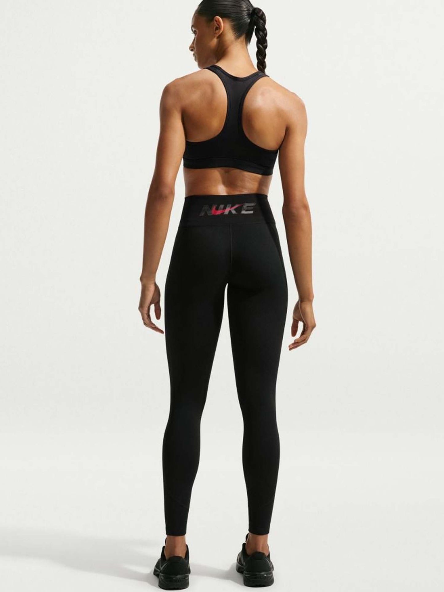 Nike DF One Tight, leggings da donna neri