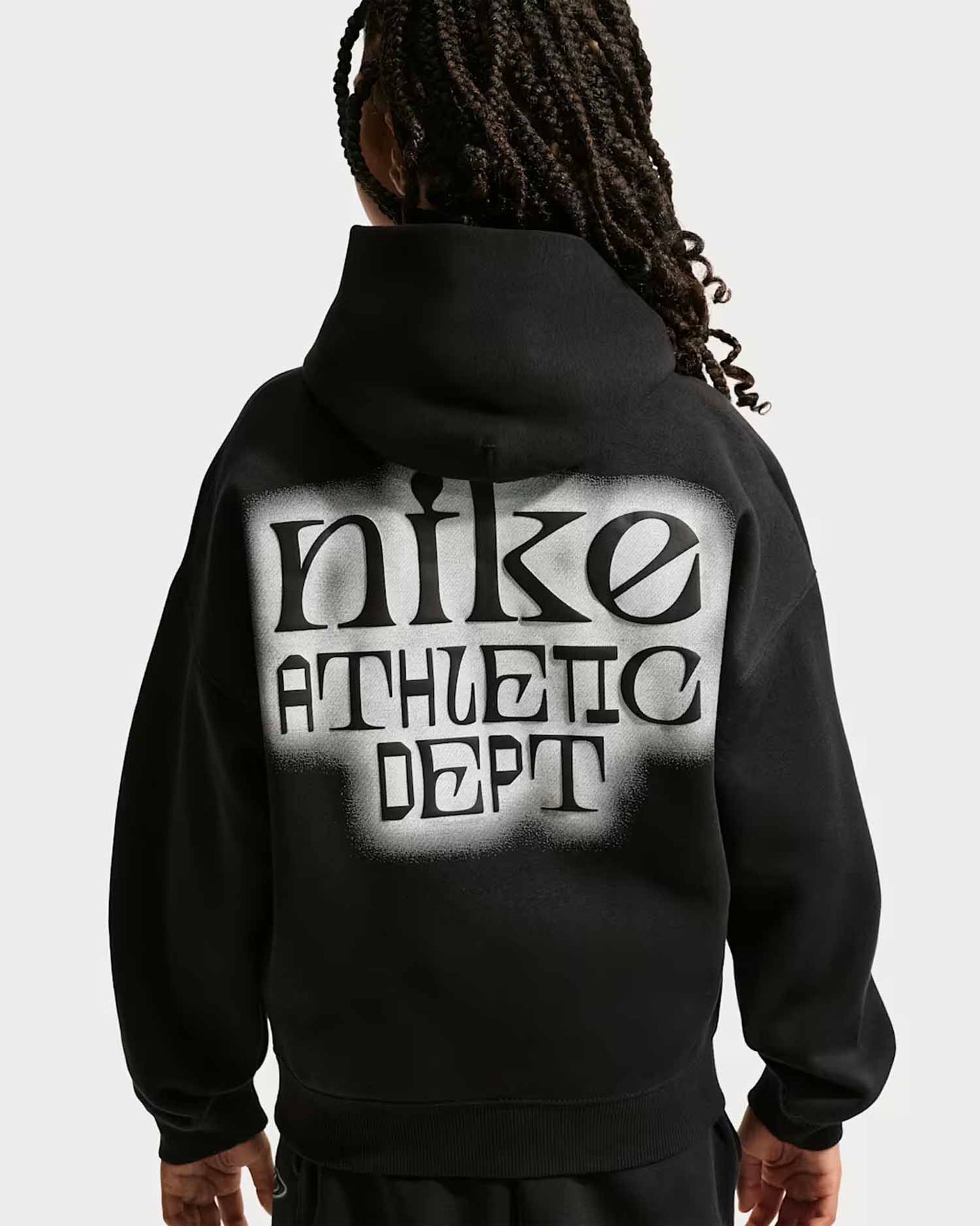 Nike Club Fleece, felpa unisex bambino nera