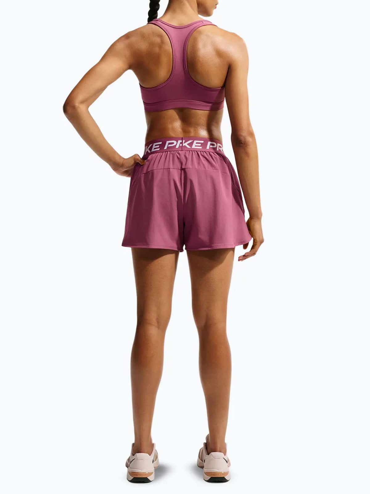 Nike Pro, shorts da donna rosa