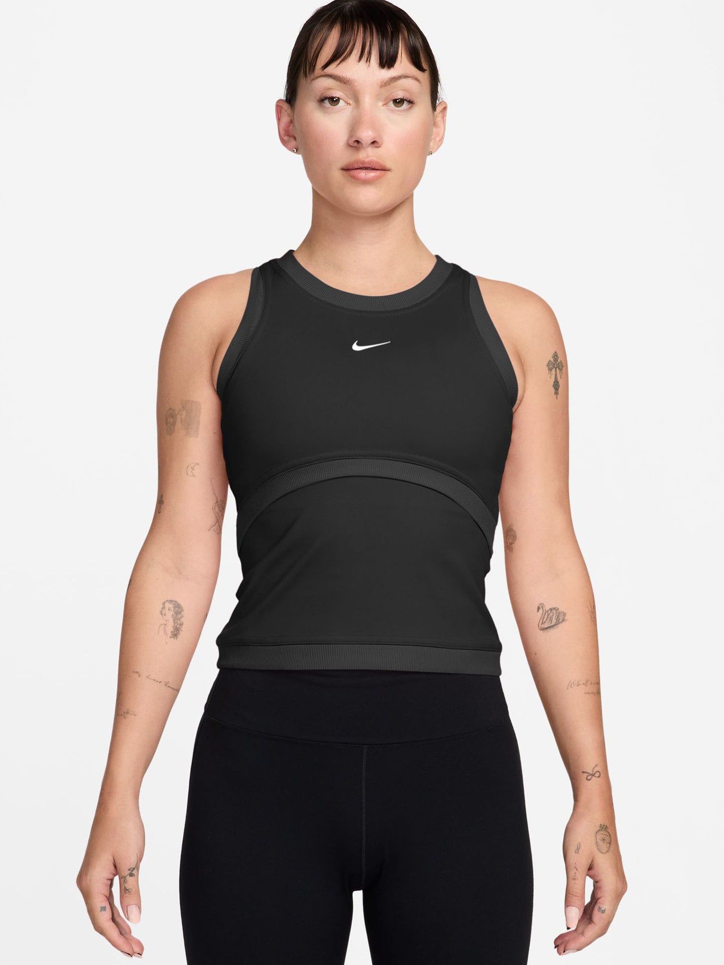 Nike One Dri-Fit, canotta sportiva da donna in nero