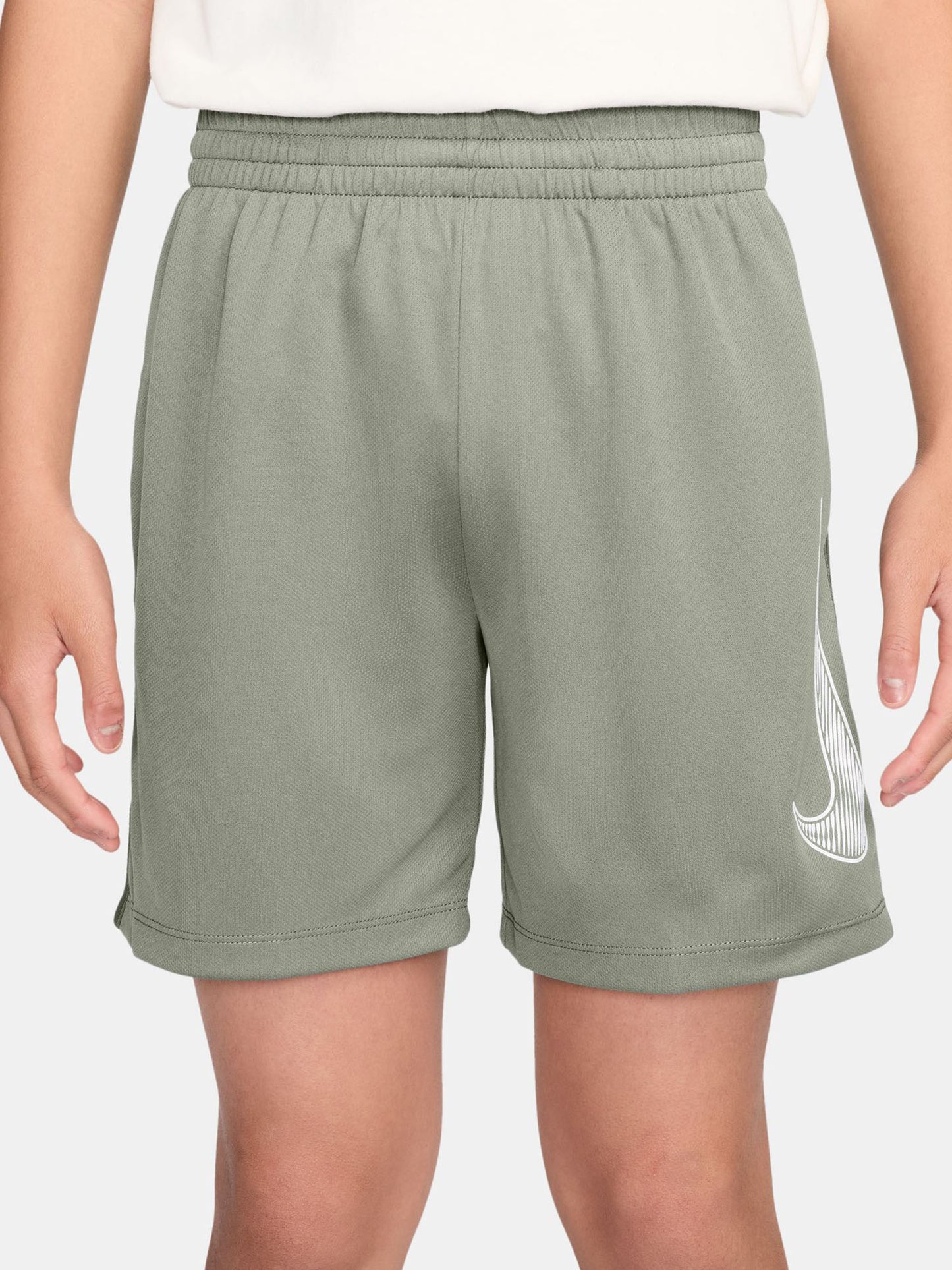 Shorts Nike Dri-FIT da training verde per bambino e bambina