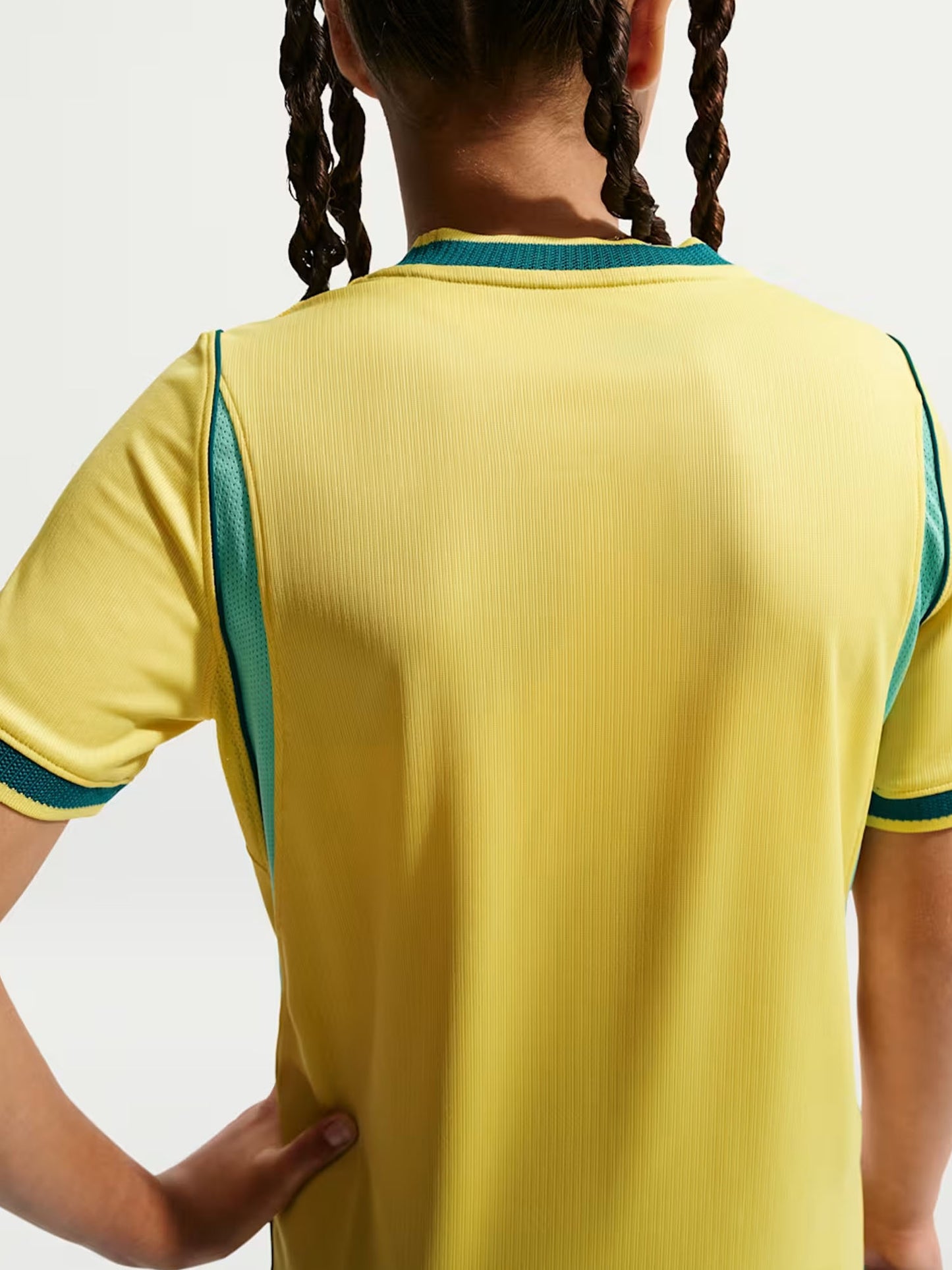 T-shirt Nike Brasile Home gialla per bambini unisex