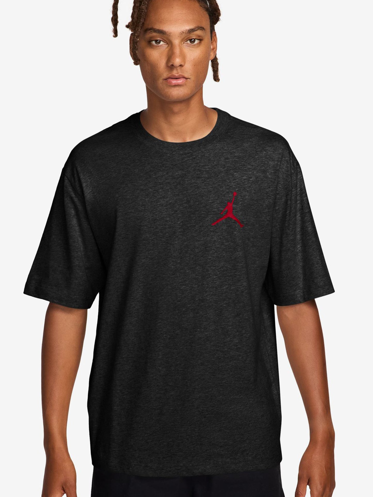 Nike Jordan Small Logo, t-shirt da uomo nera per il basket