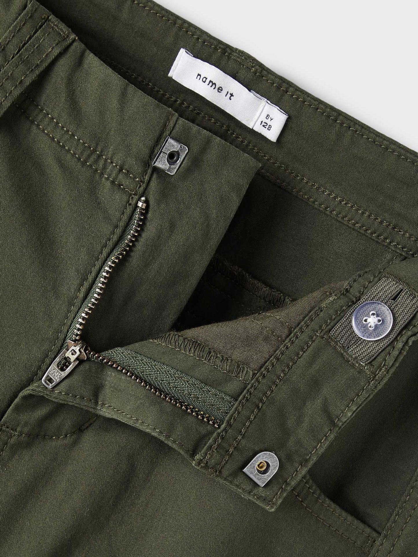 PANTALONE RYAN CARGO NAME IT DA BAMBINO VERDE MILITARE