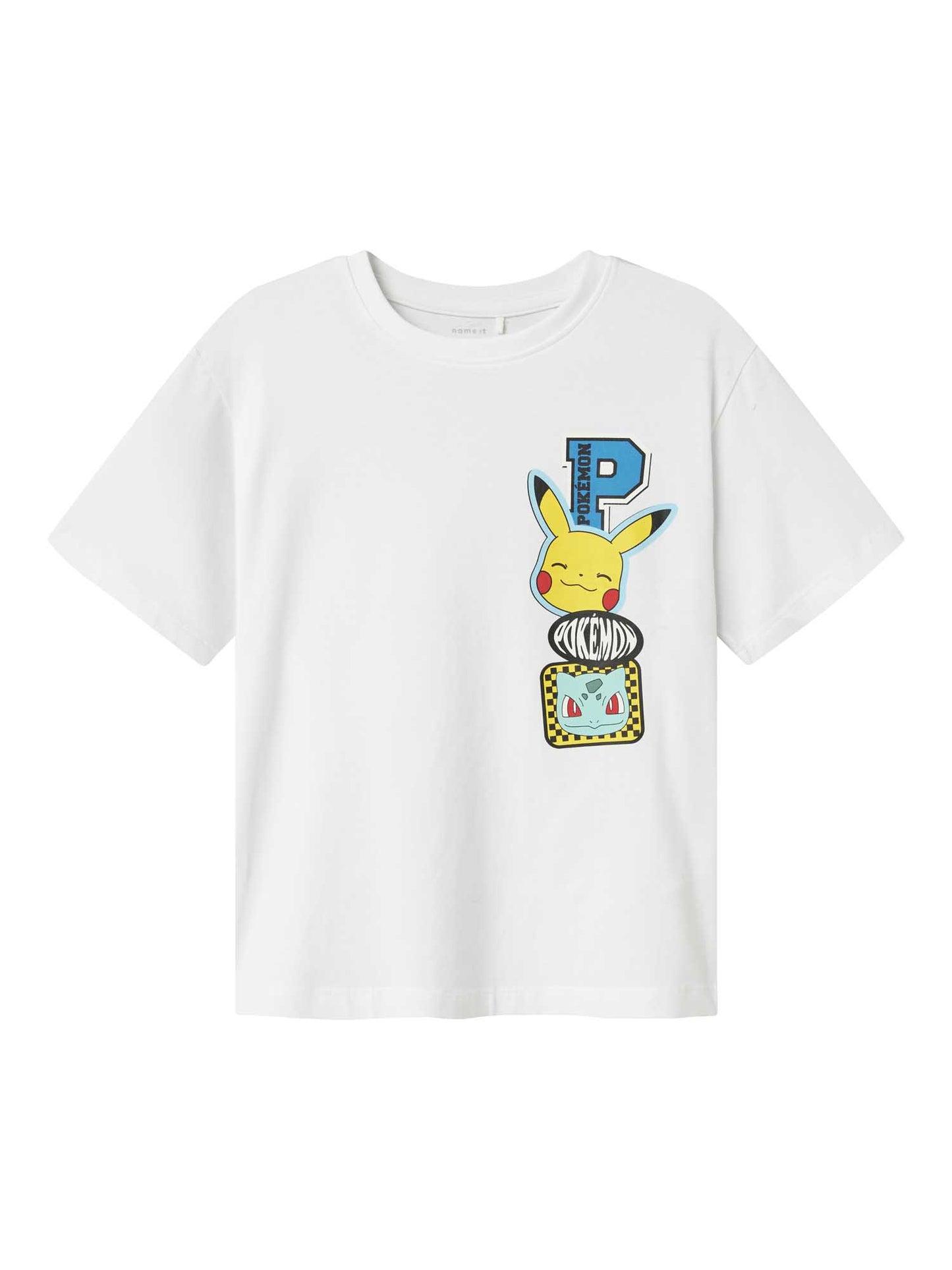 T-SHIRT JENO POKEMON NAME IT DA BAMBINO BIANCO
