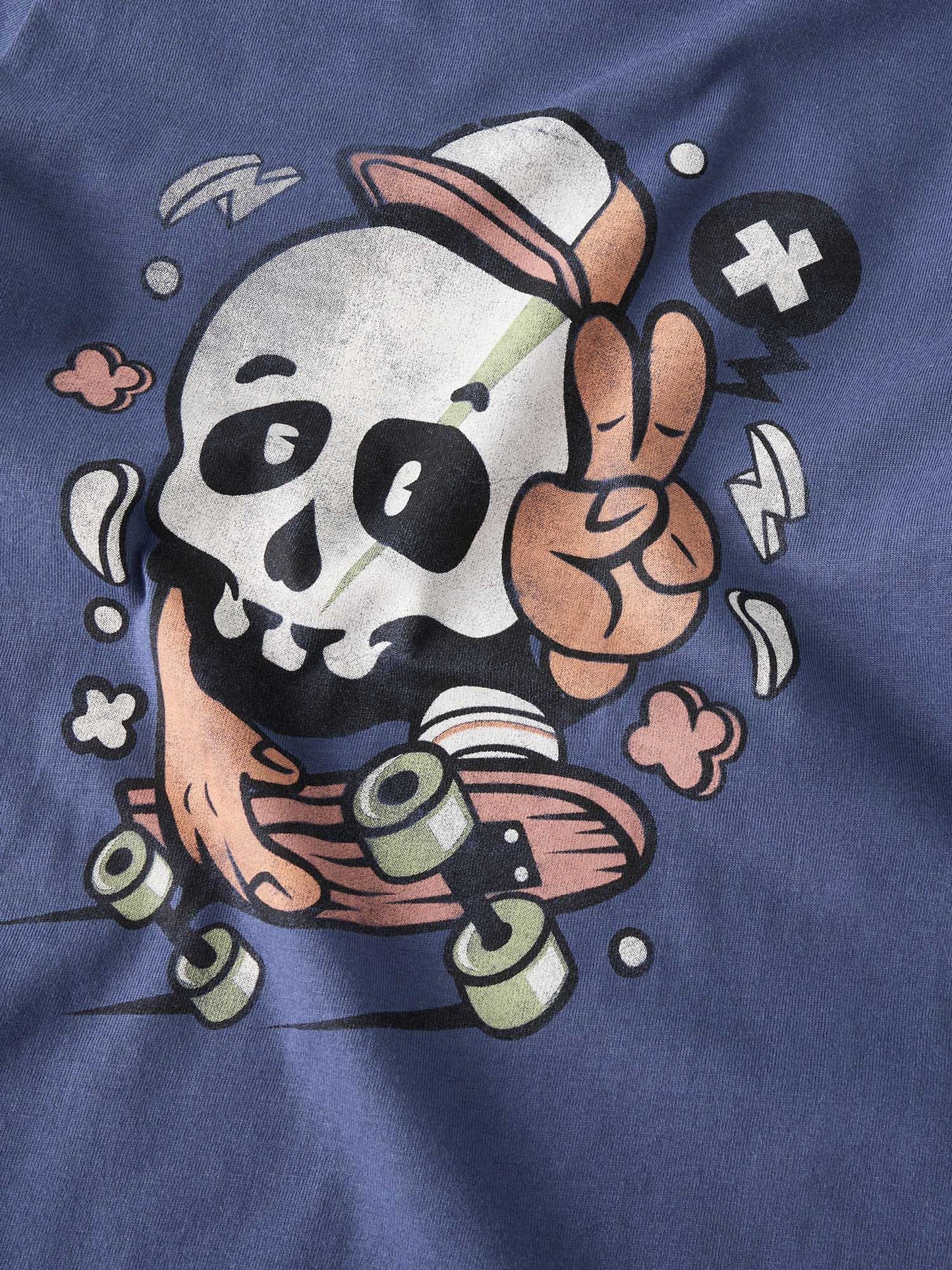 T-shirt in cotone organico blu unisex per bambino Name It
