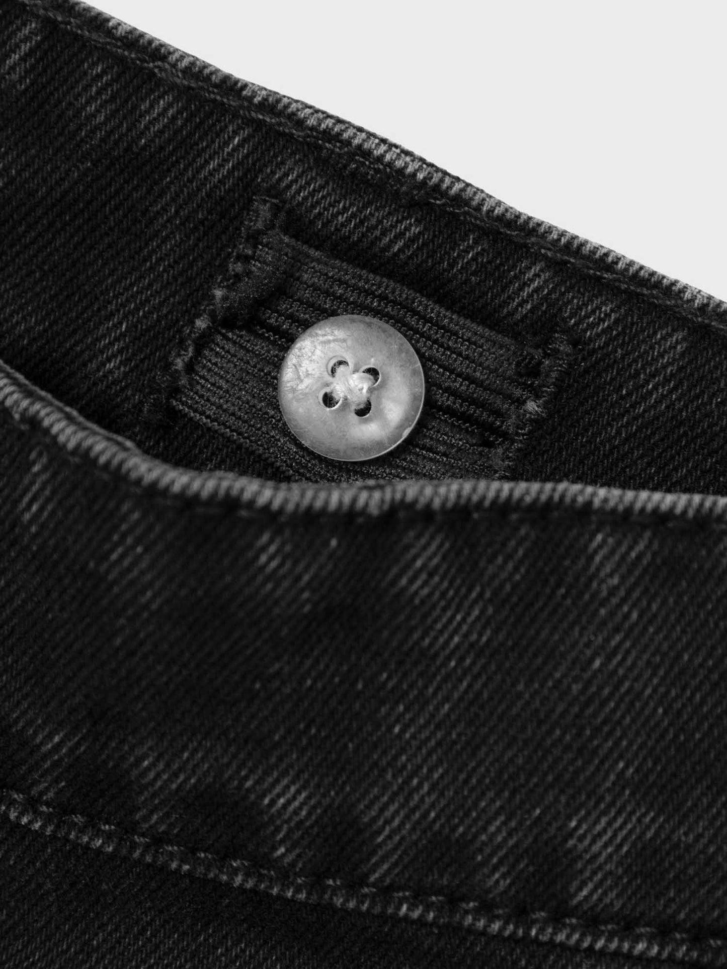 JEANS ROSE WIDE LEG CARGO DA RAGAZZA NAME IT DENIM NERO