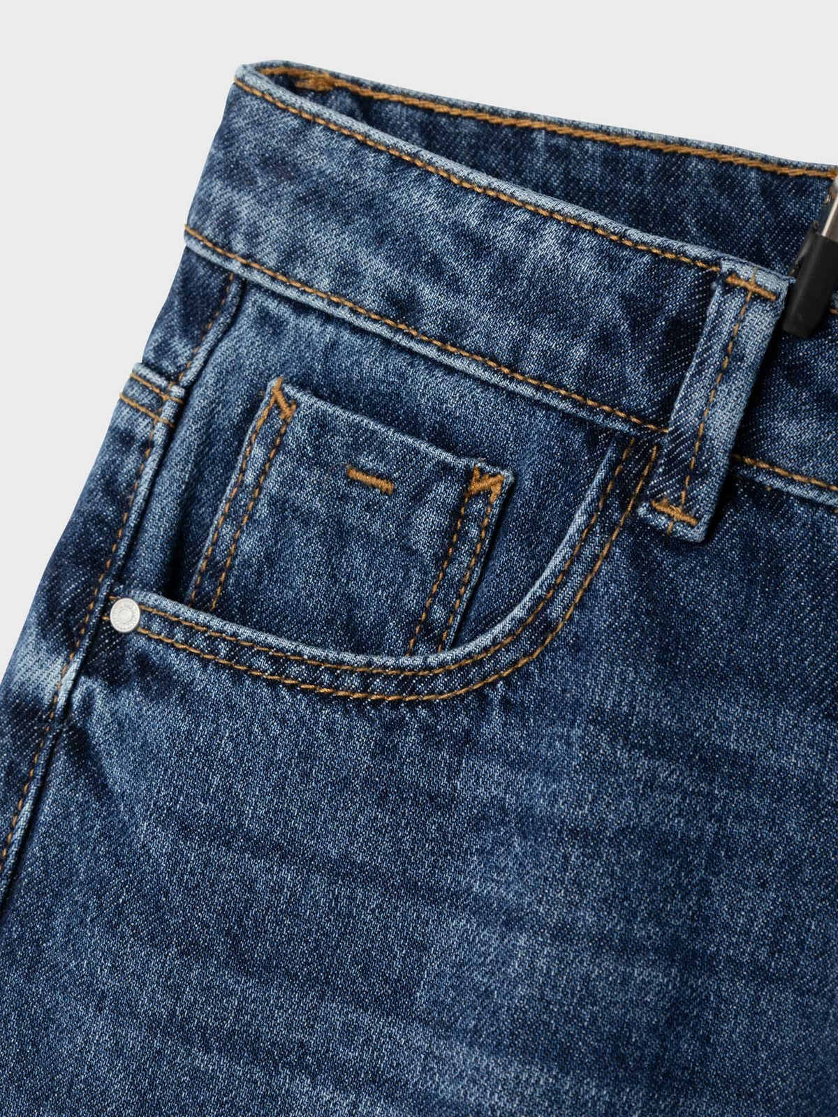 Name it rose wide jeans da bambino/a nero