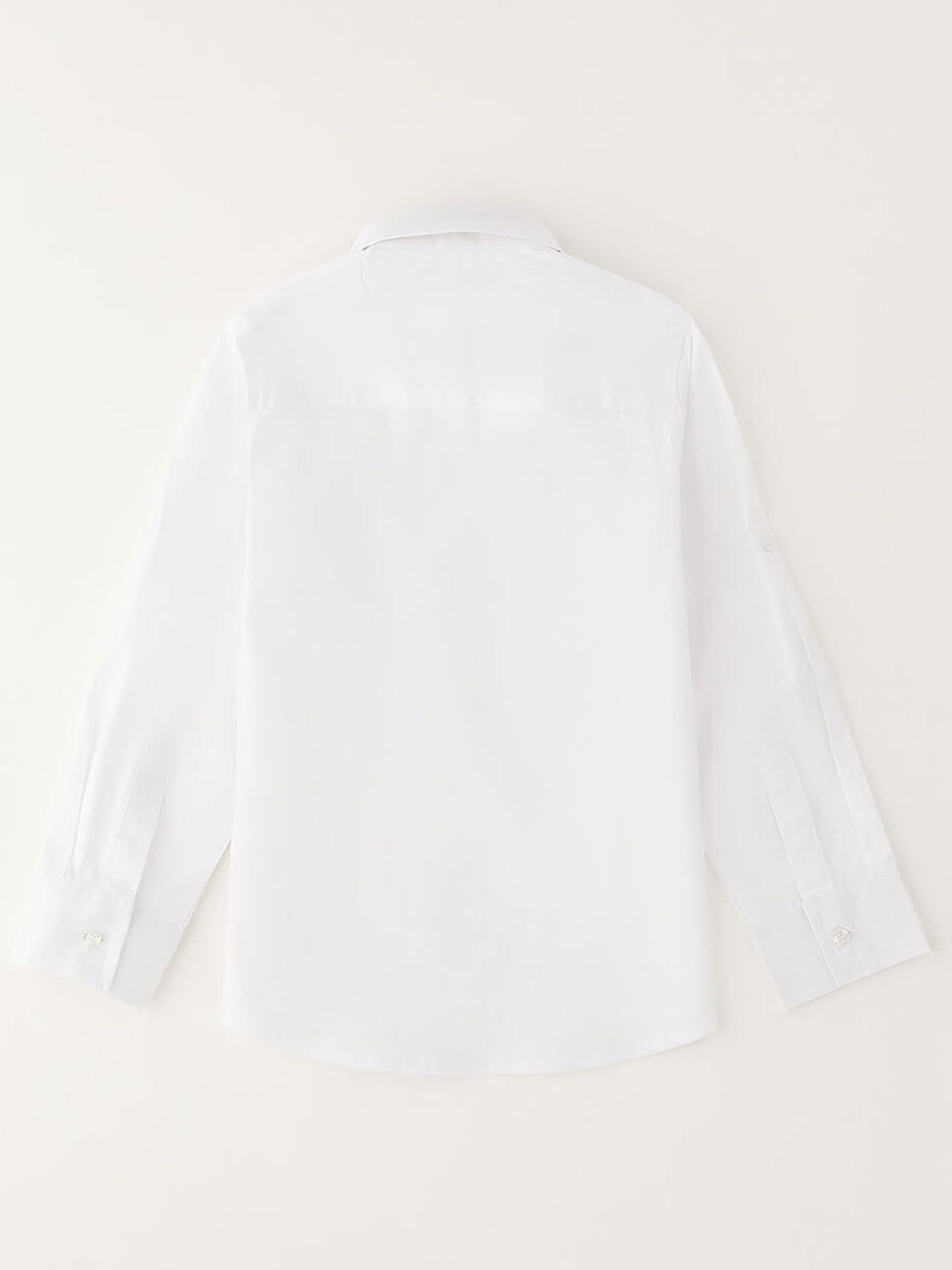 Camicia a maniche lunghe bianca unisex bambino di Ido