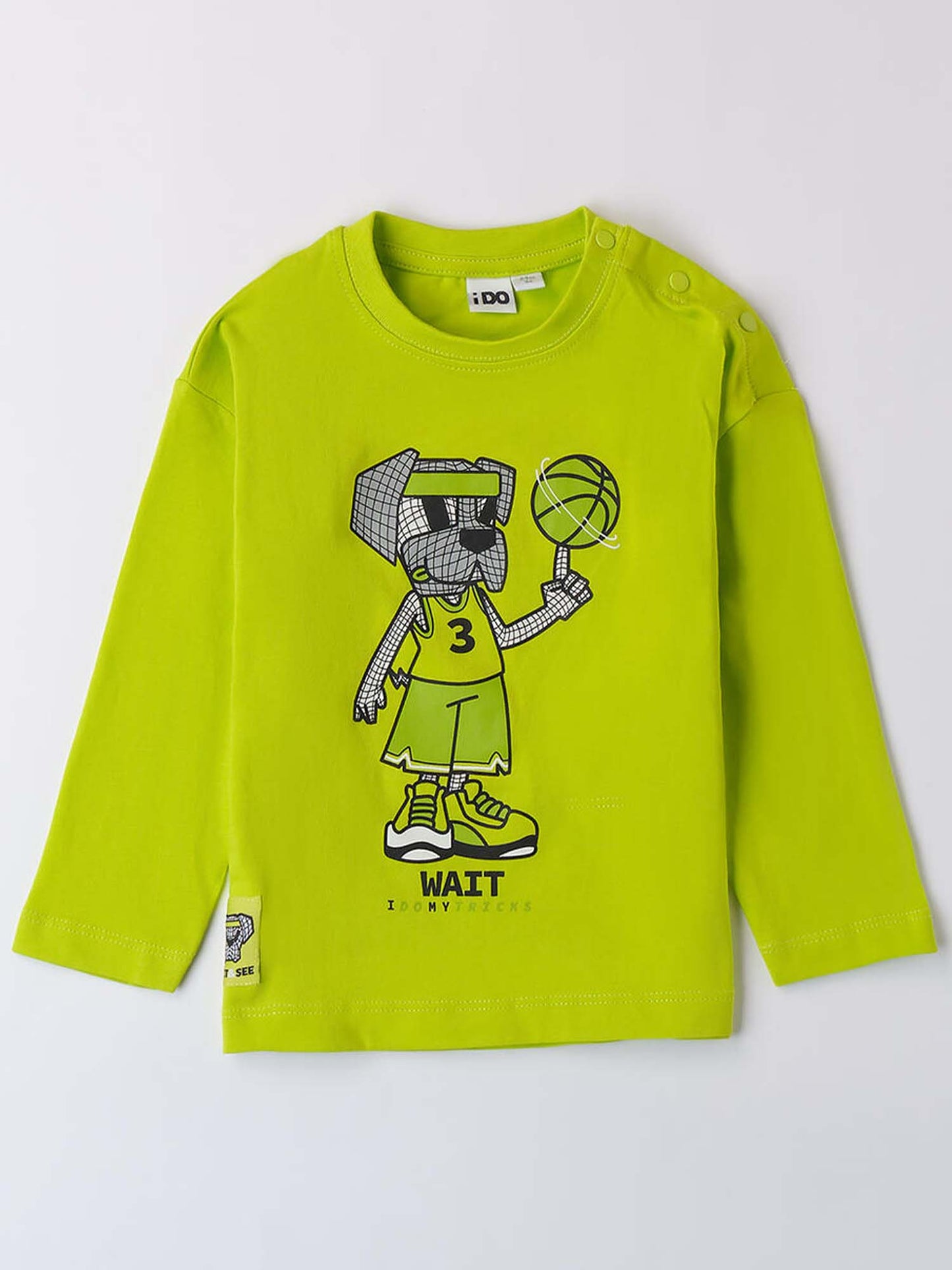 IDO T-SHIRT ML - LIME