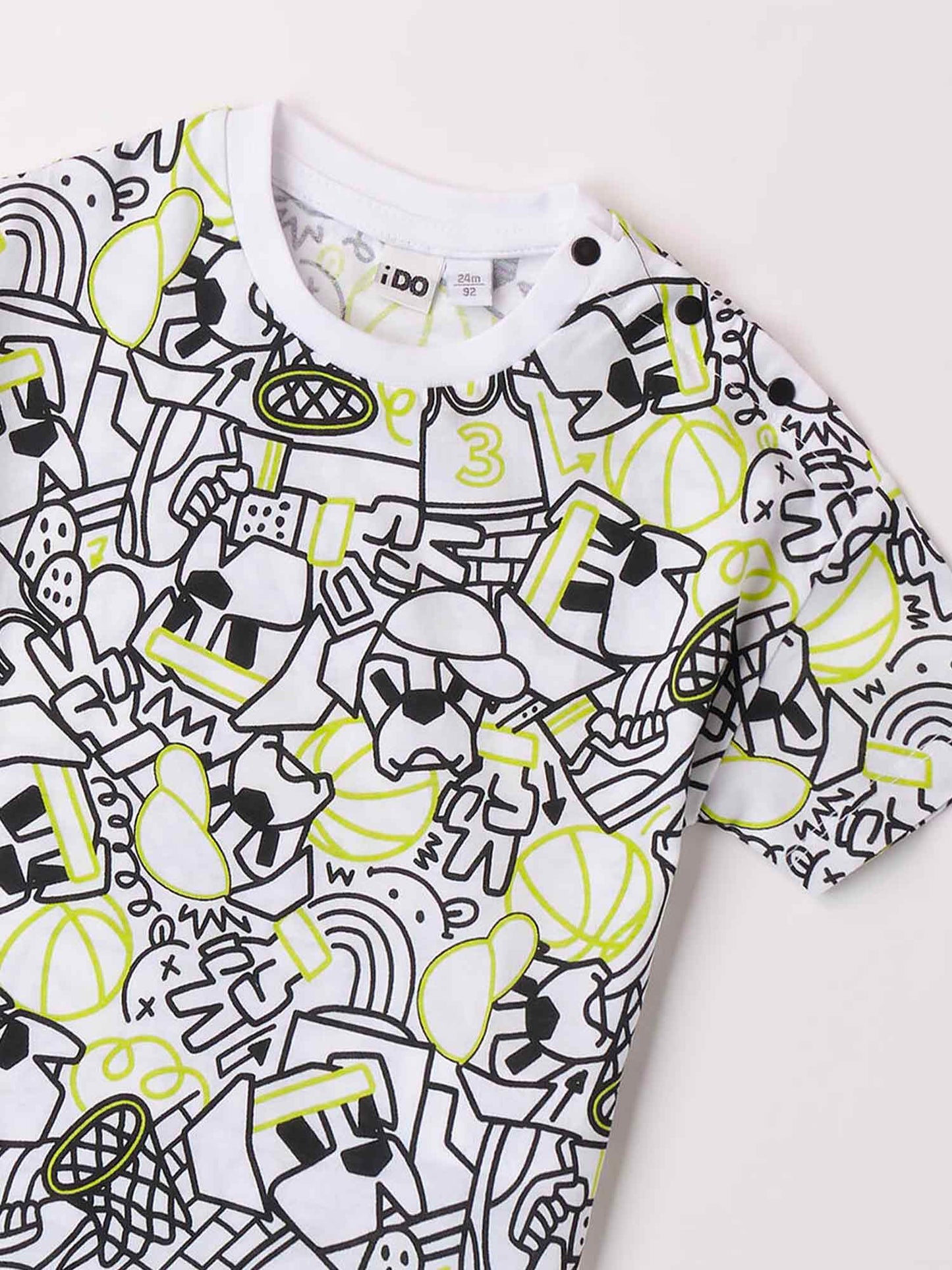 T-SHIRT CON STAMPA IDO BAMBINO FANTASIA